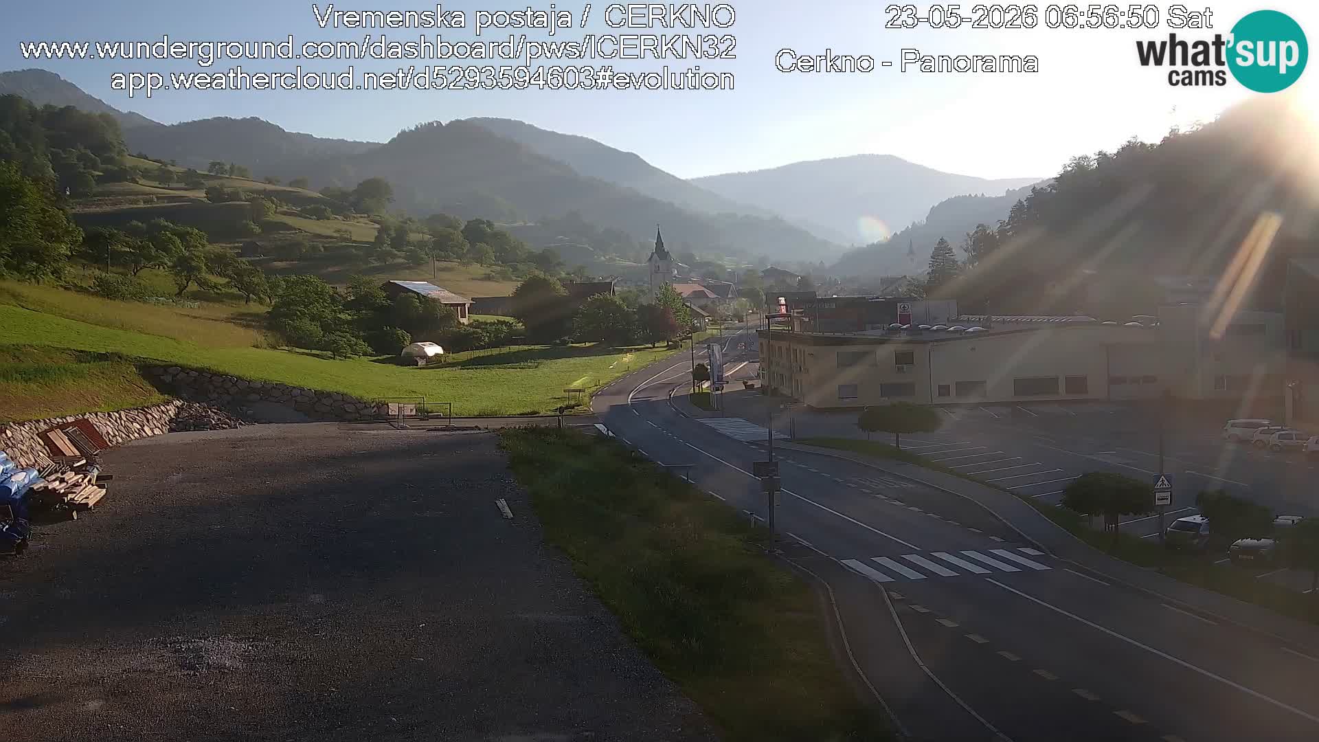 Webcam Ingresso Città di Cerkno