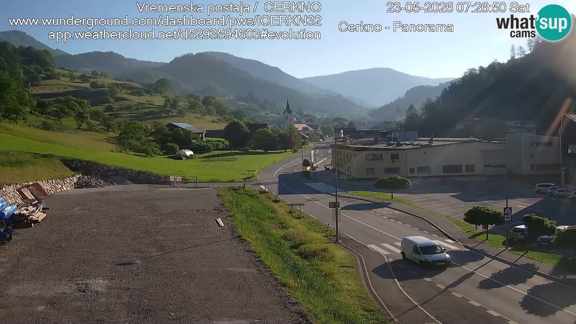 Cerkno Stadteingang Live-Webcam