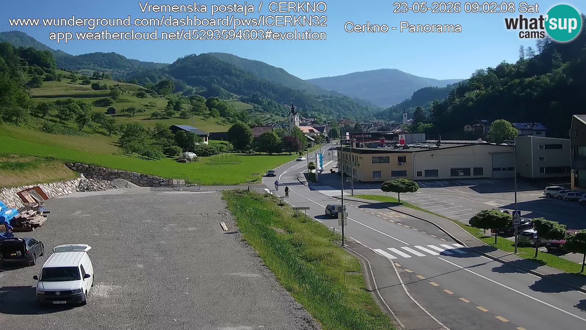 Cerkno ulaz u grad – Kamera uživo