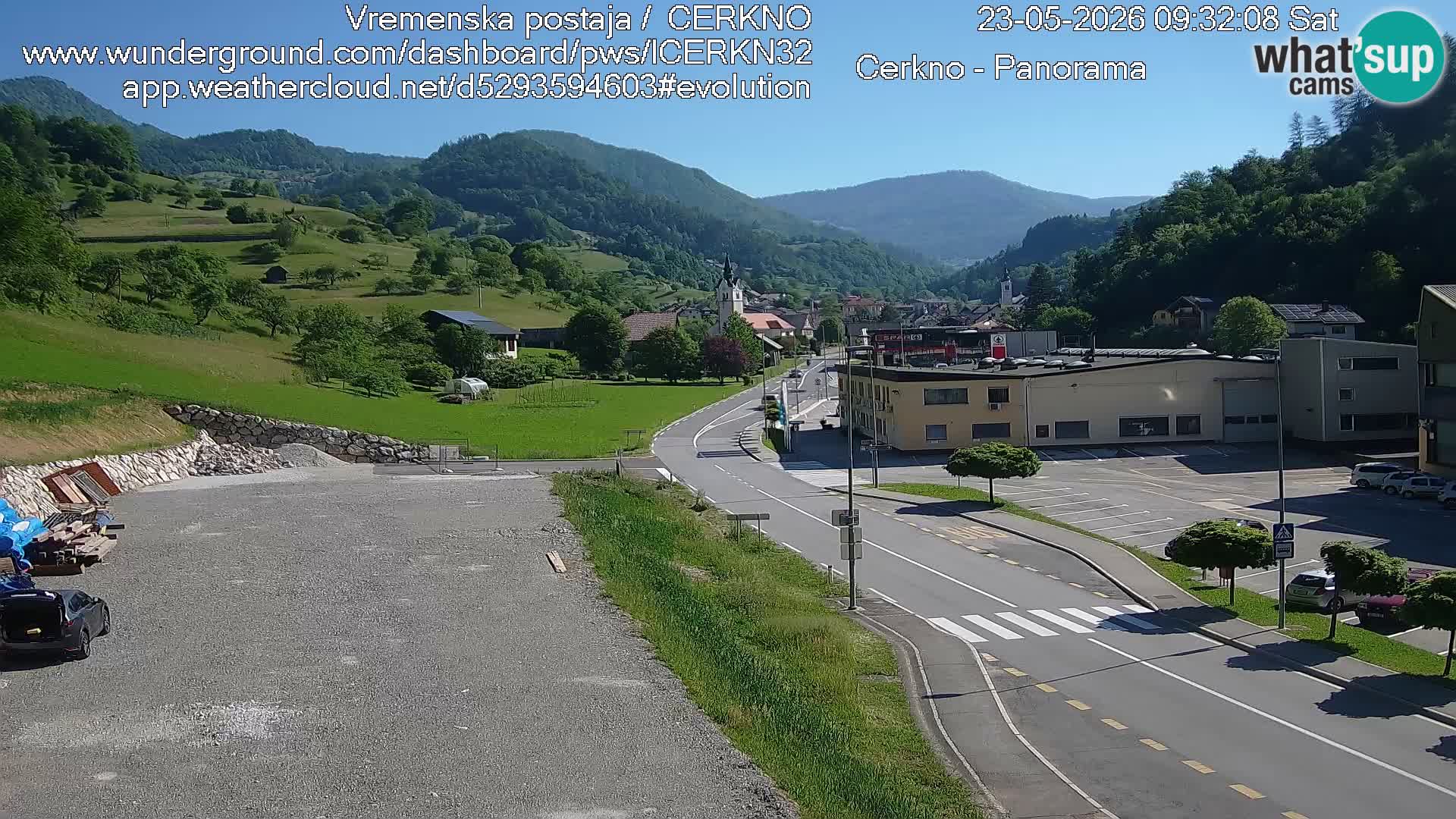 Webcam Ingresso Città di Cerkno