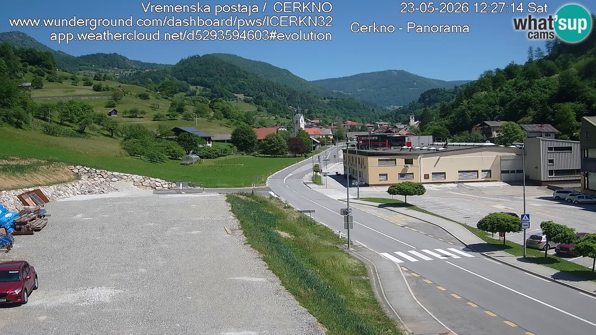 Webcam Ingresso Città di Cerkno