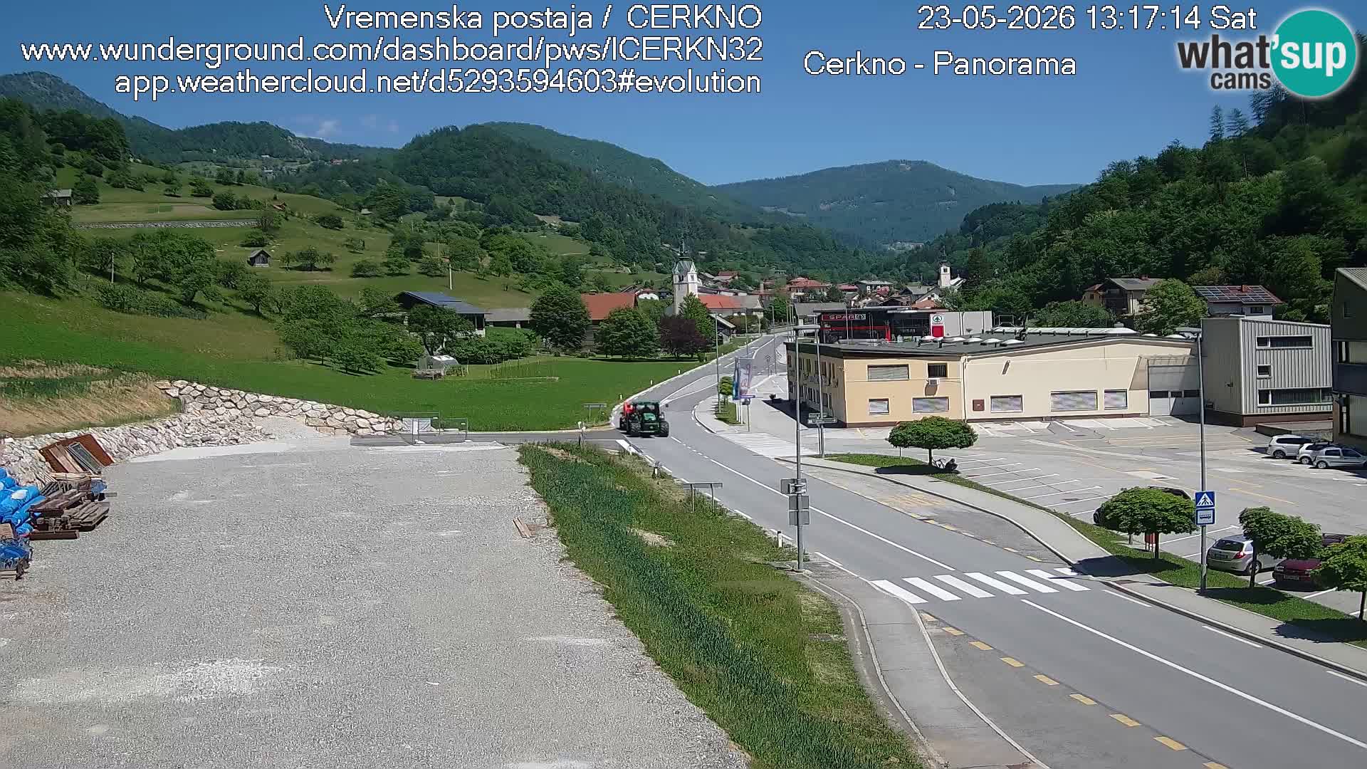 Webcam Ingresso Città di Cerkno