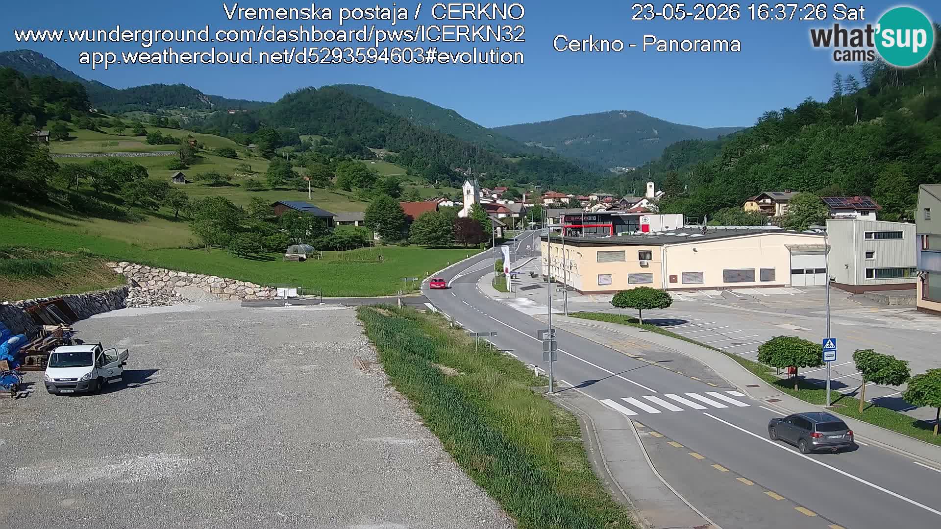 Cerkno Stadteingang Live-Webcam