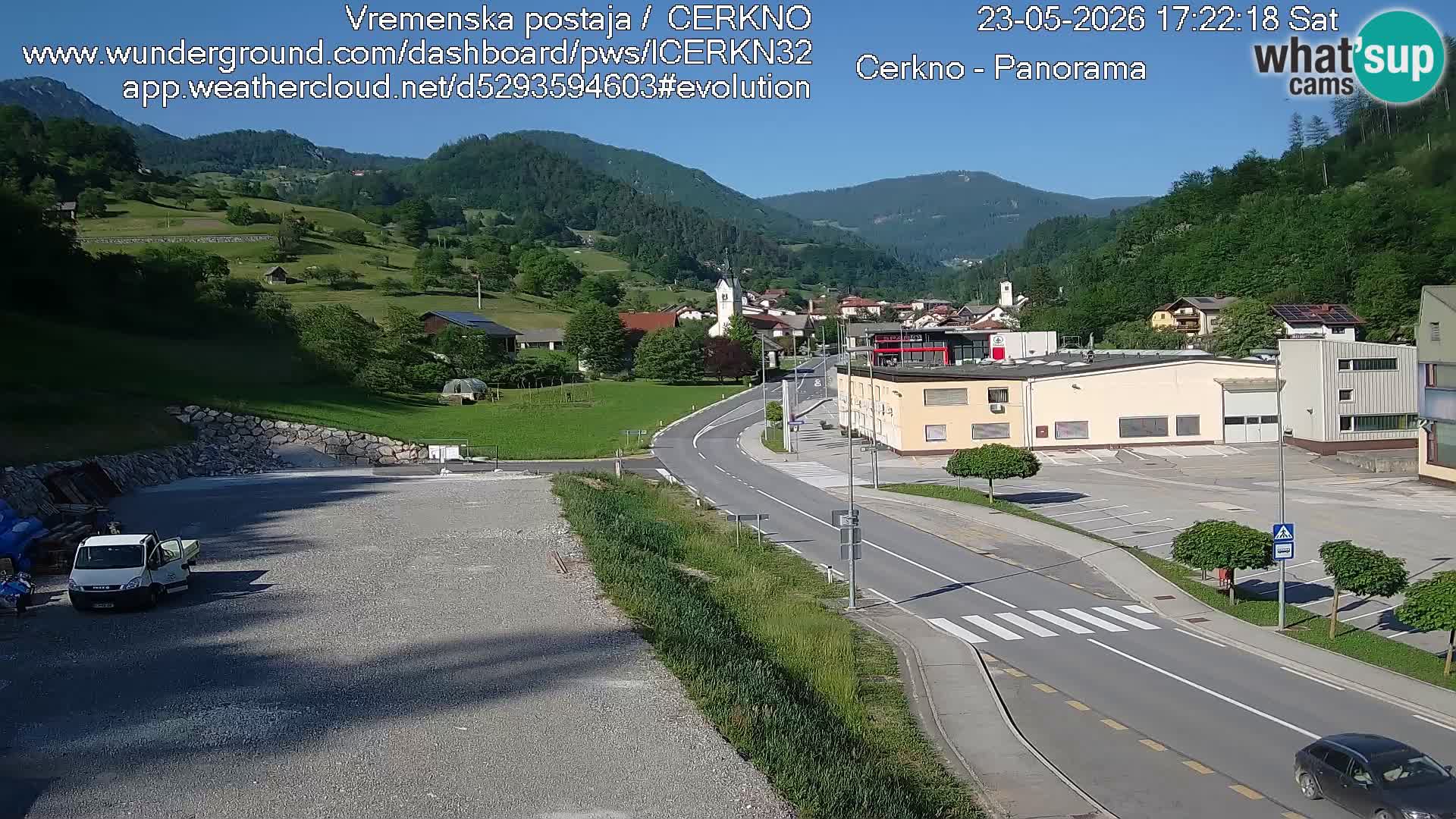 Cerkno Stadteingang Live-Webcam