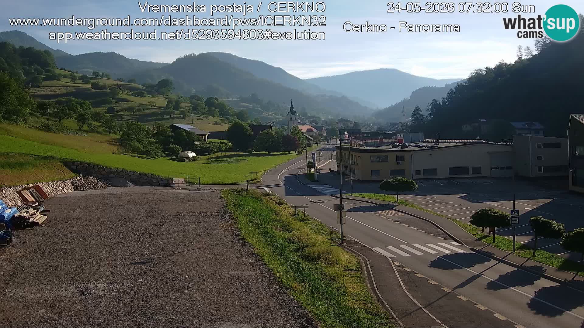 Cerkno Stadteingang Live-Webcam
