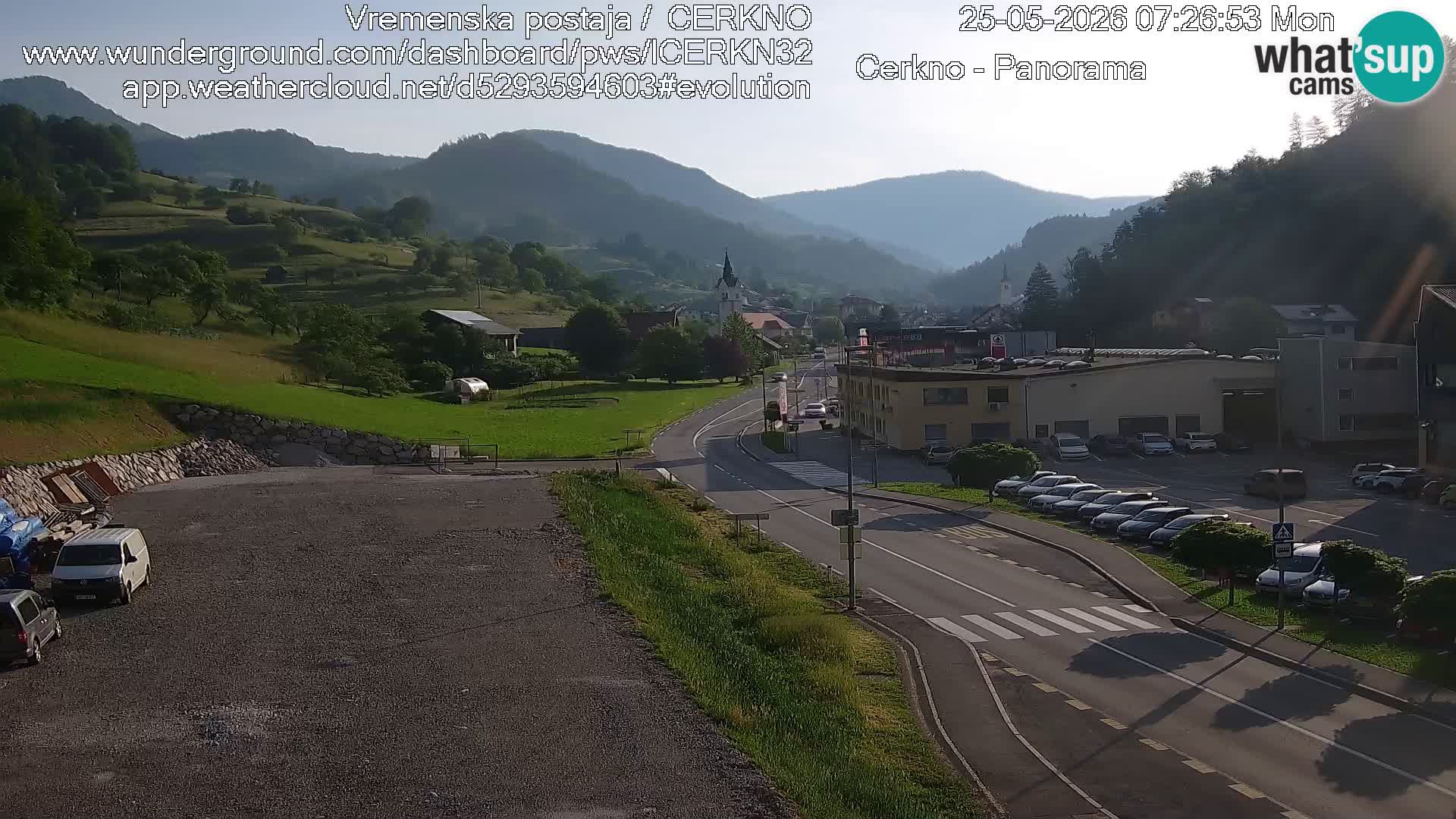 Webcam Ingresso Città di Cerkno