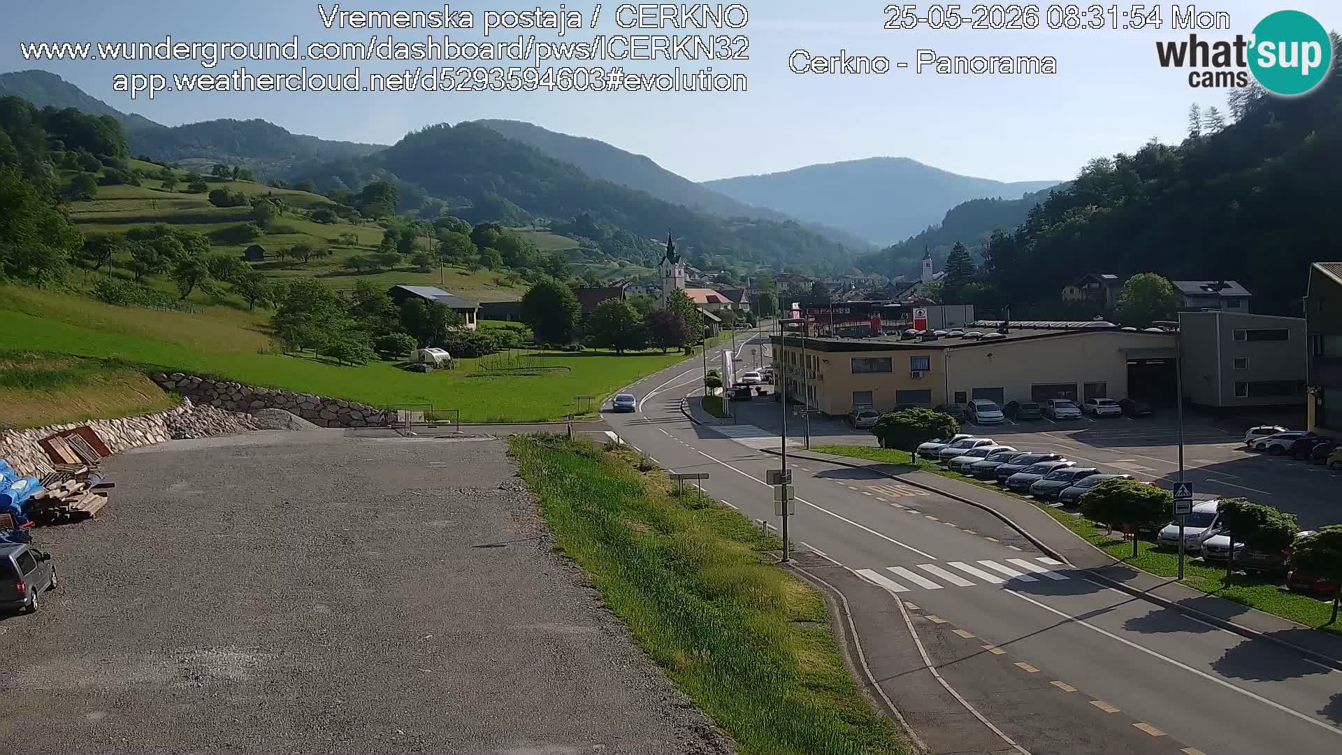 Webcam Ingresso Città di Cerkno