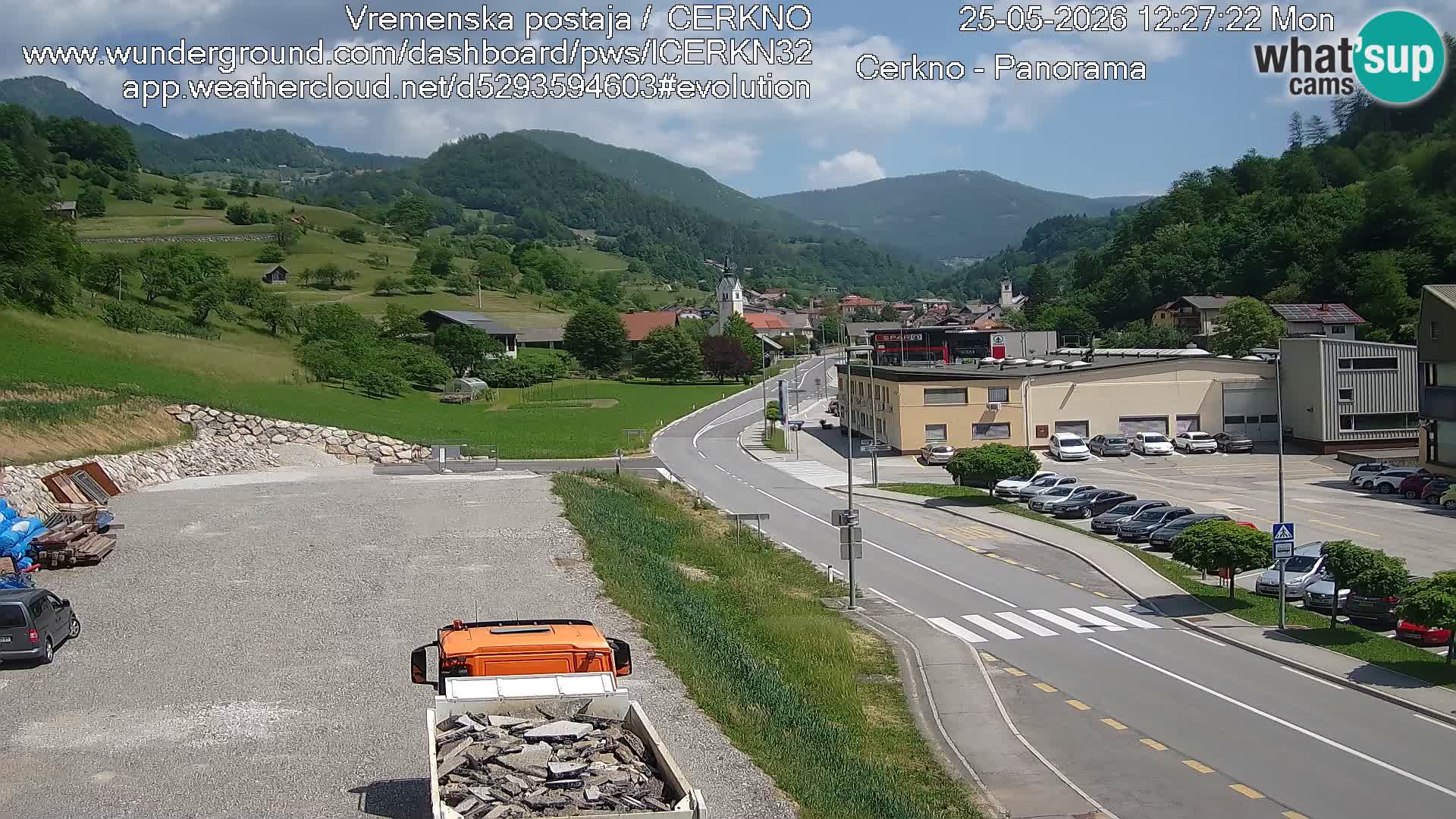 Webcam Ingresso Città di Cerkno