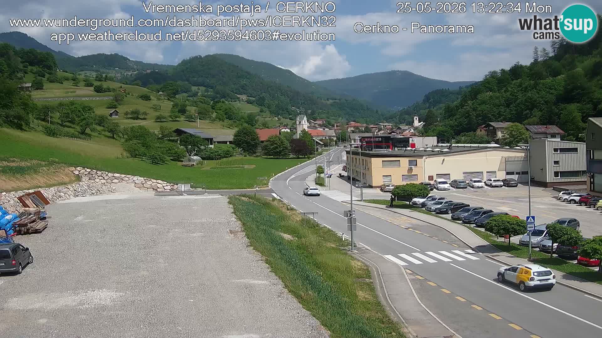 Webcam Ingresso Città di Cerkno