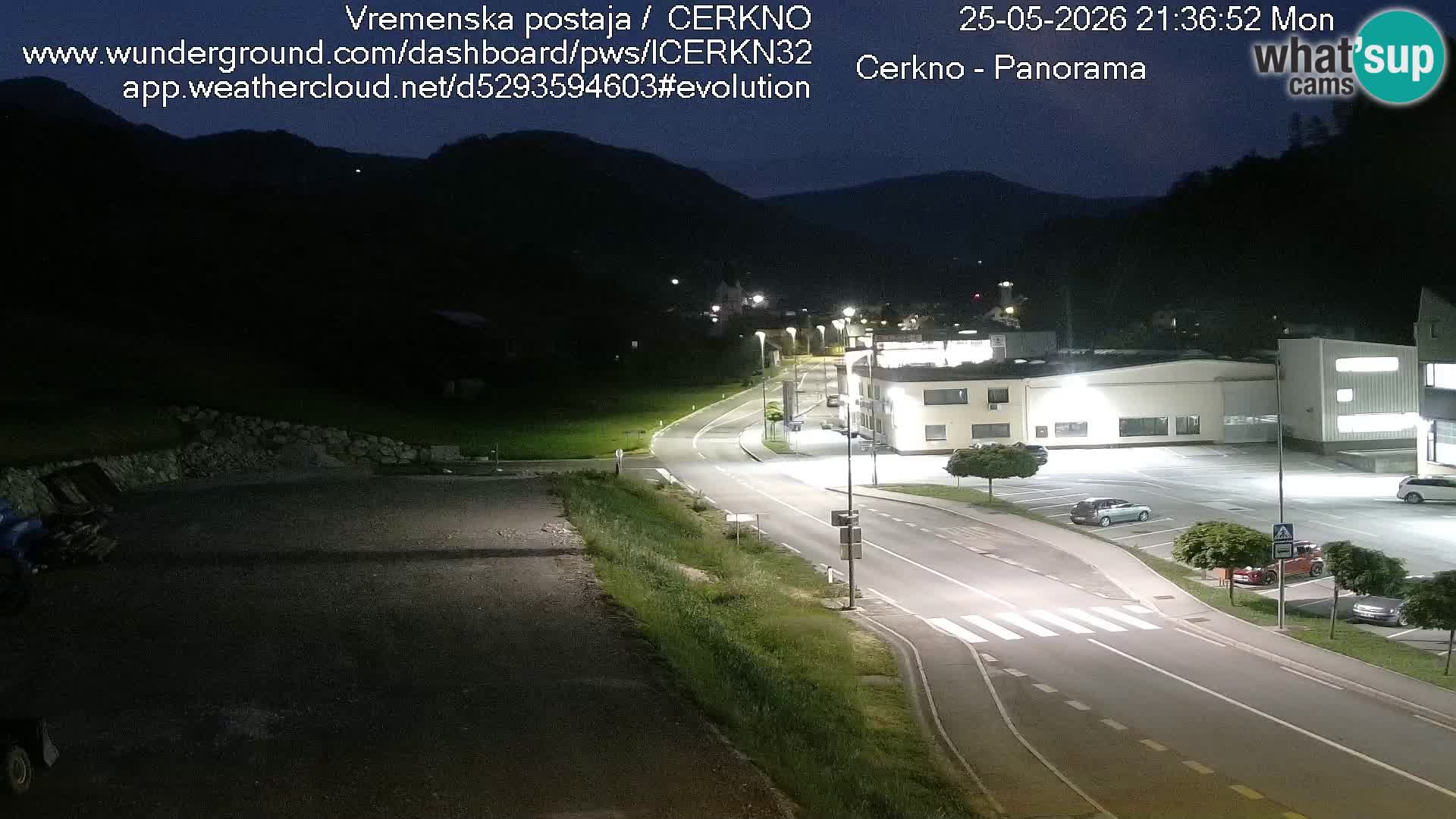Cerkno ulaz u grad – Kamera uživo