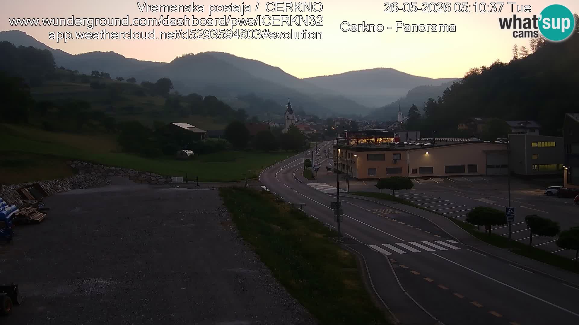 Cerkno Stadteingang Live-Webcam