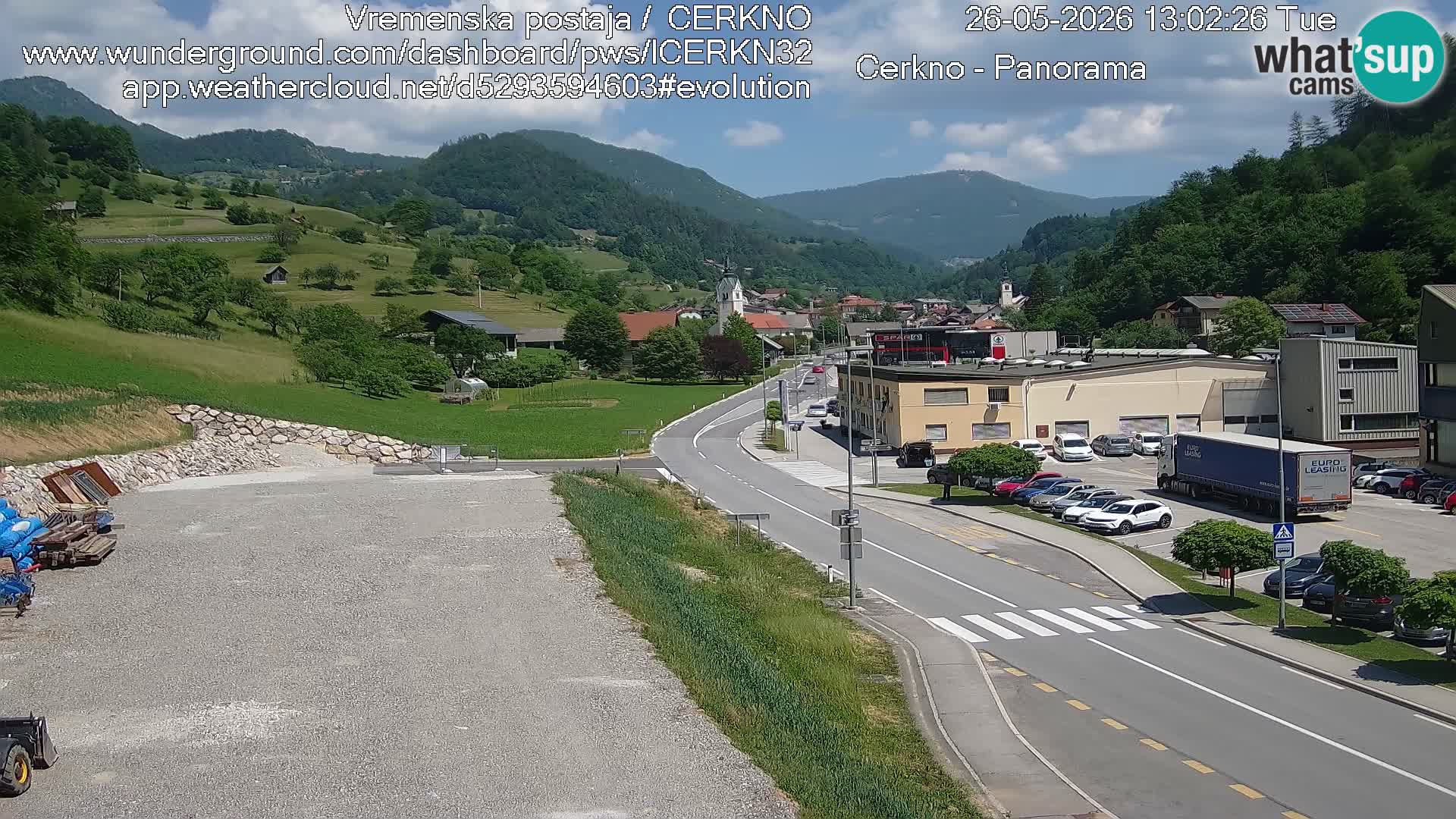 Webcam Ingresso Città di Cerkno