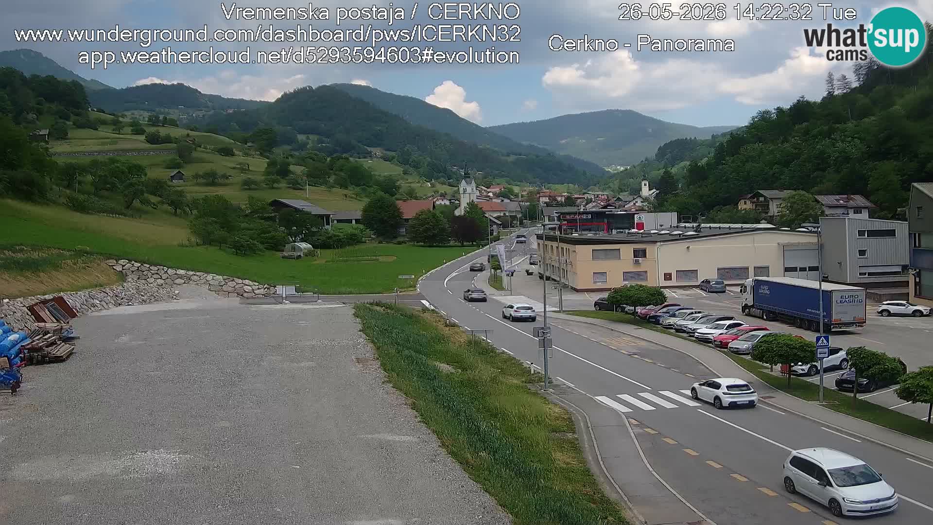 Webcam Ingresso Città di Cerkno