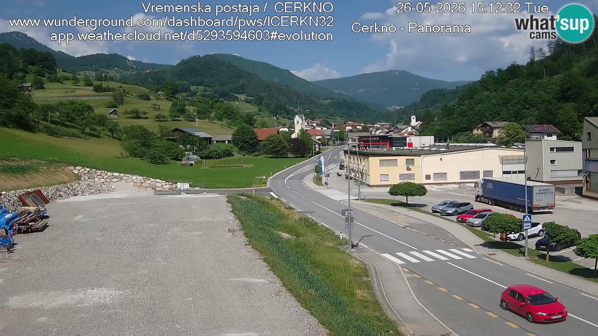 Webcam Ingresso Città di Cerkno