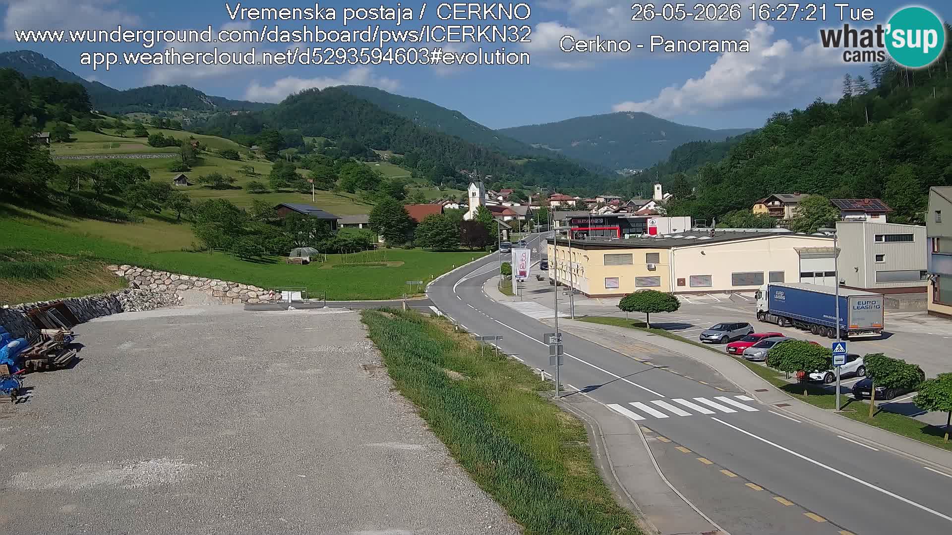 Webcam Ingresso Città di Cerkno