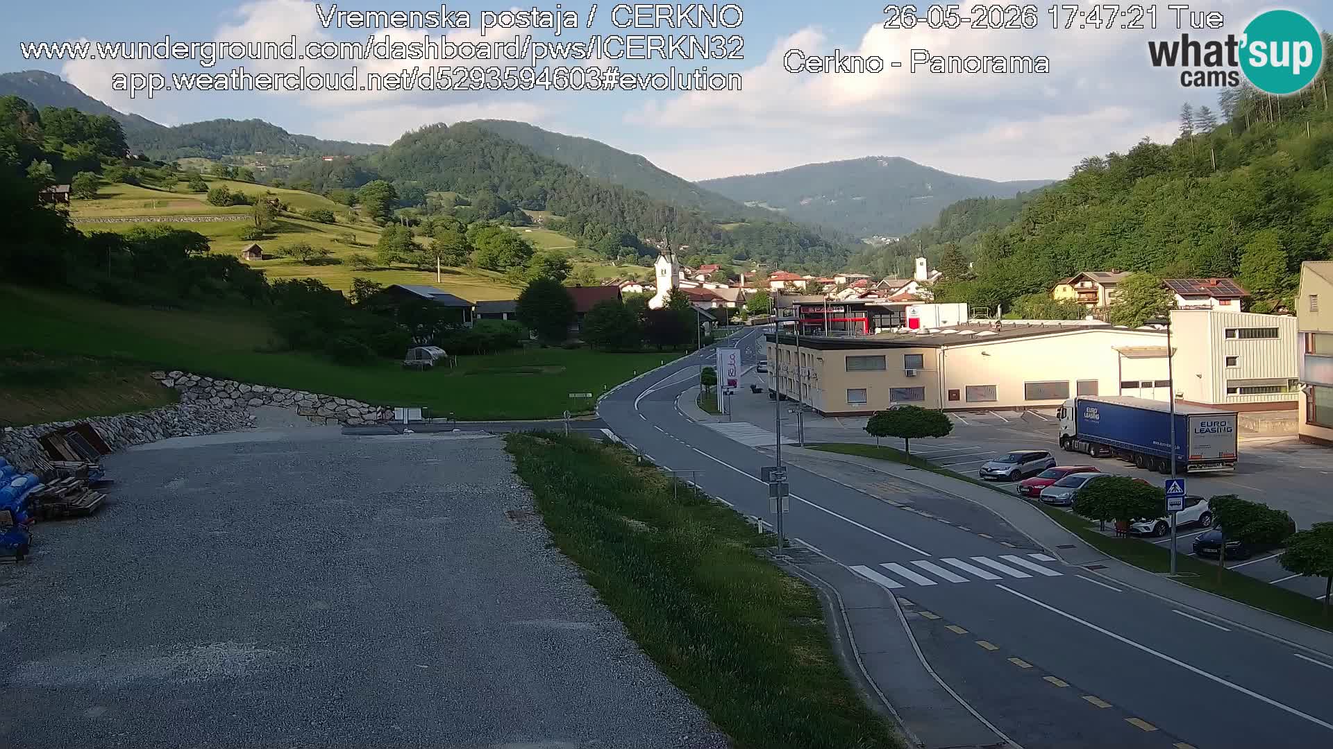 Webcam Ingresso Città di Cerkno