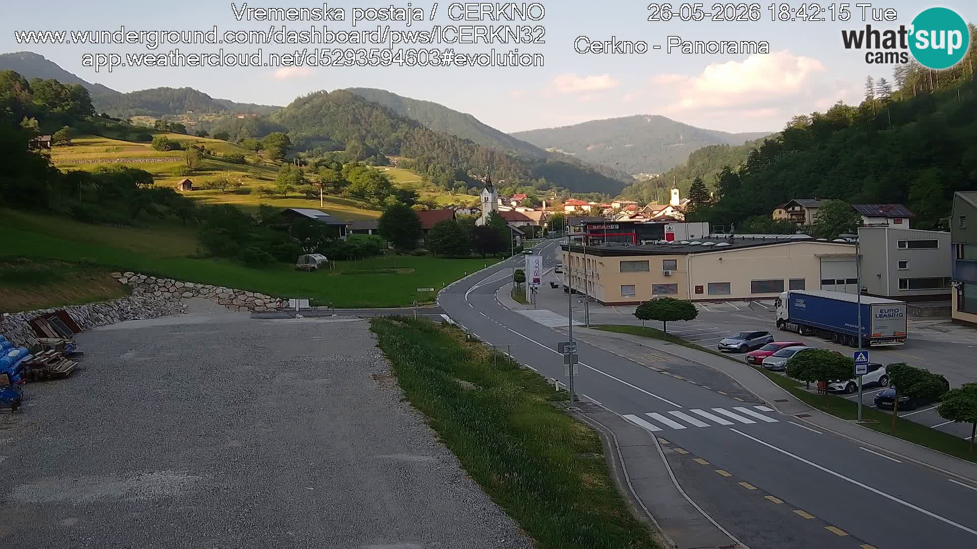 Webcam Ingresso Città di Cerkno