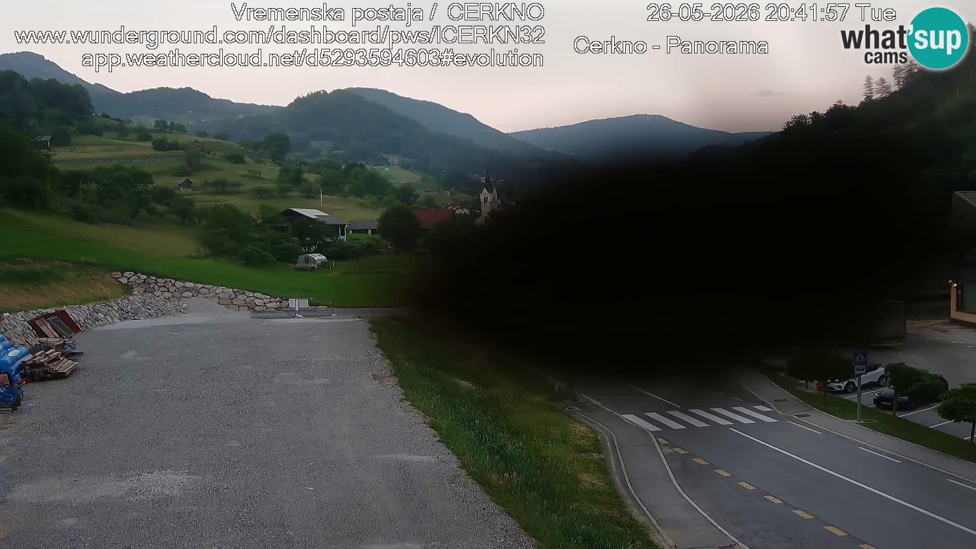 Webcam Ingresso Città di Cerkno