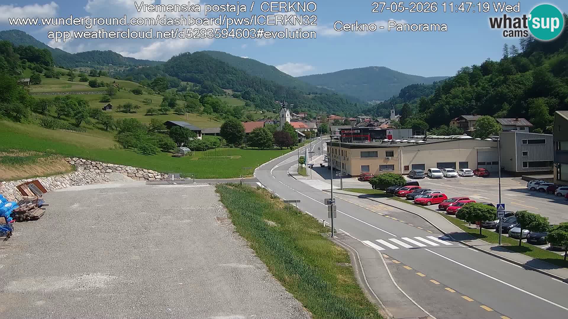 Cerkno Stadteingang Live-Webcam