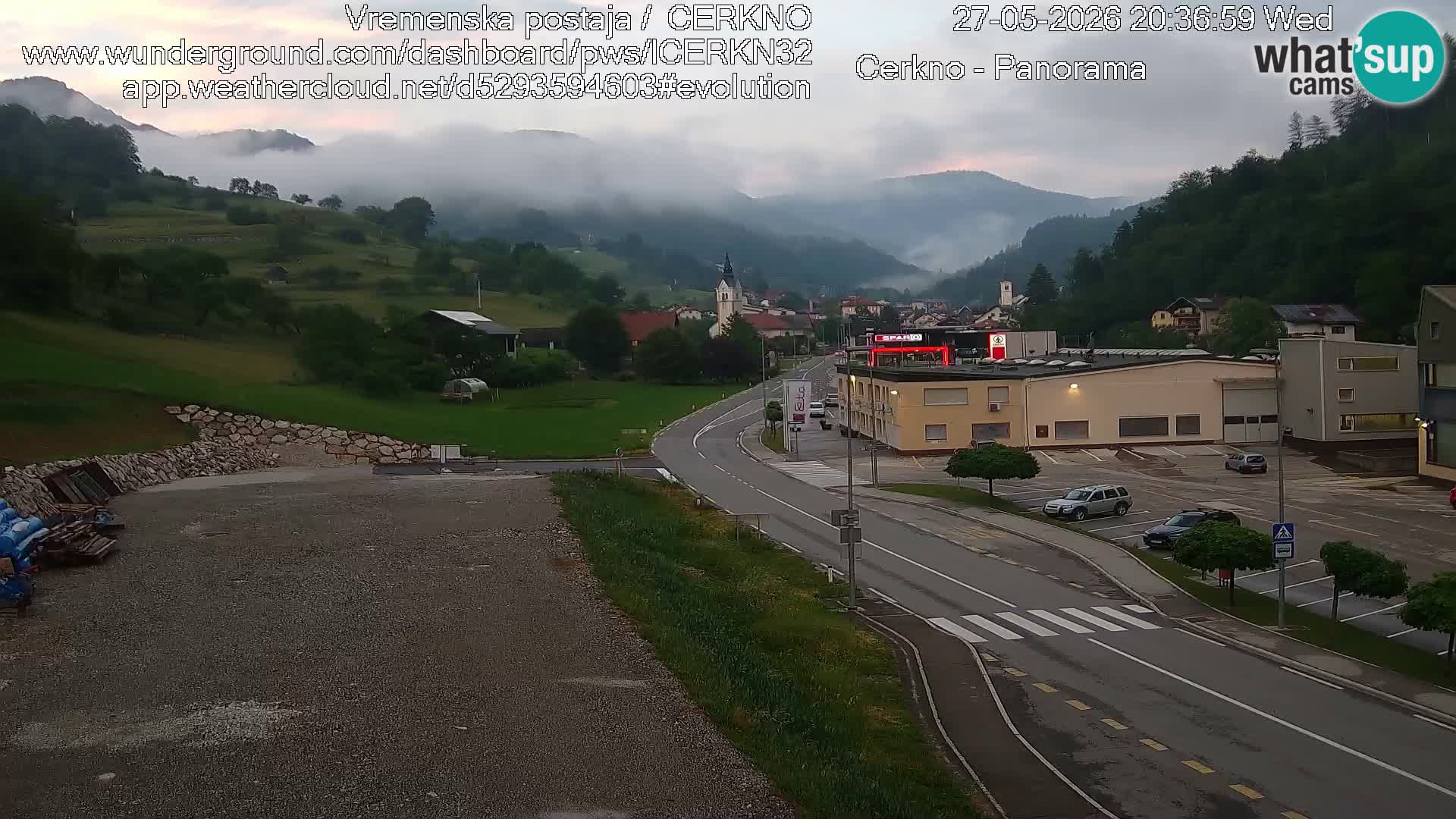 Webcam Ingresso Città di Cerkno