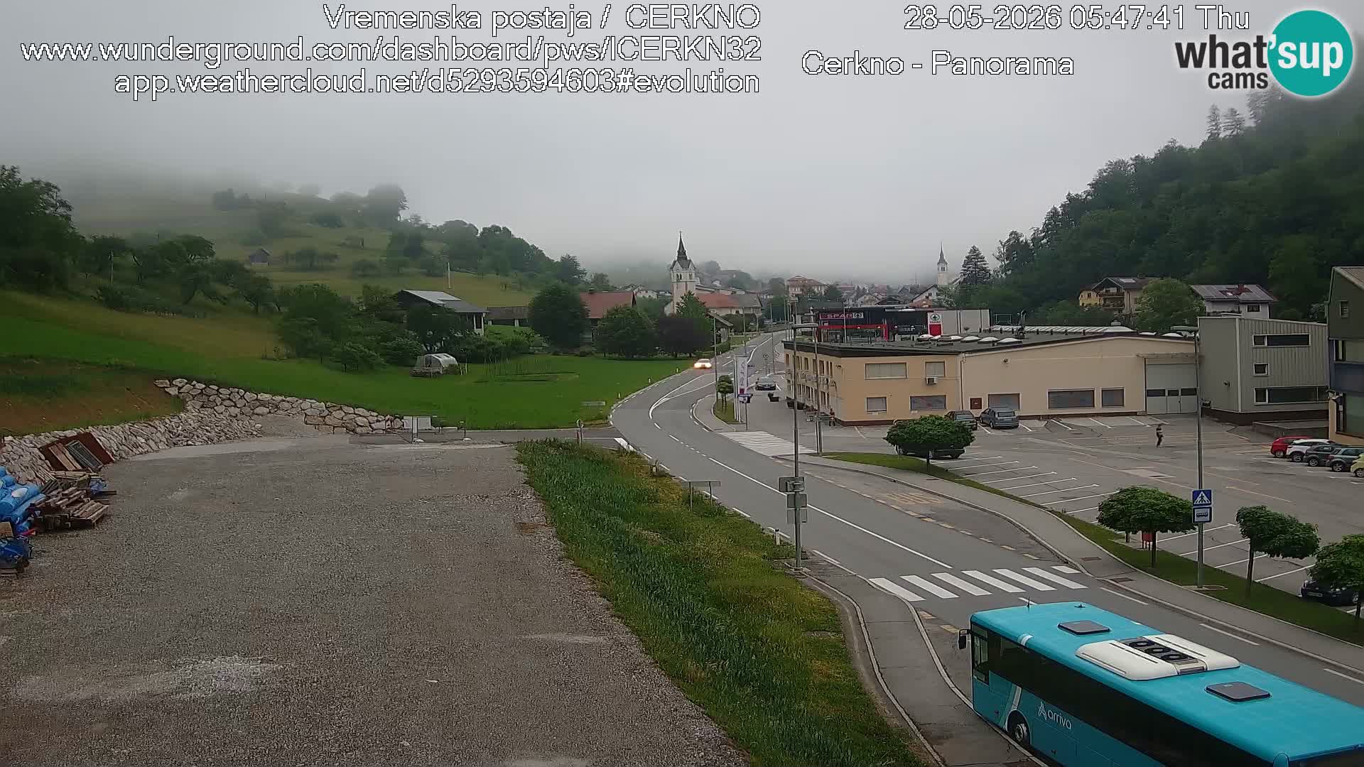 Cerkno Stadteingang Live-Webcam