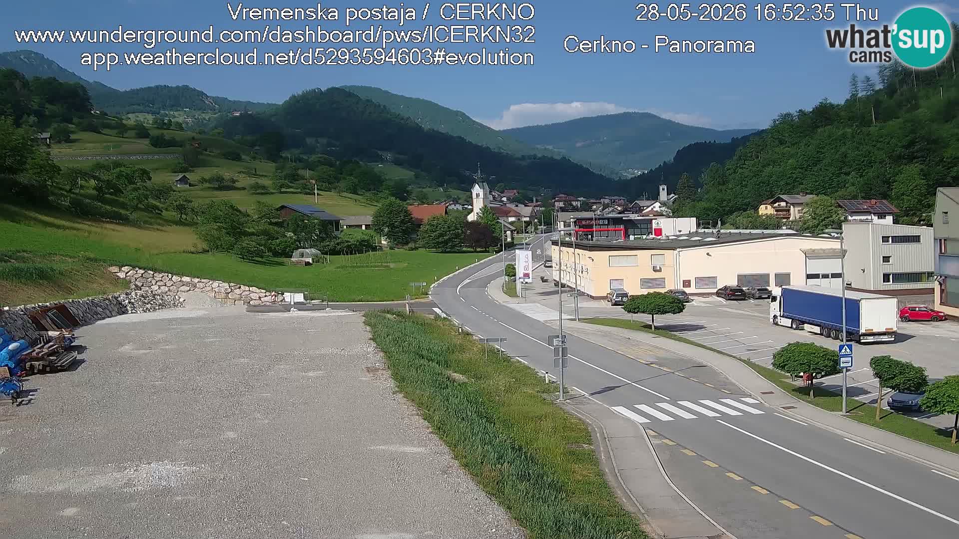Cerkno Stadteingang Live-Webcam