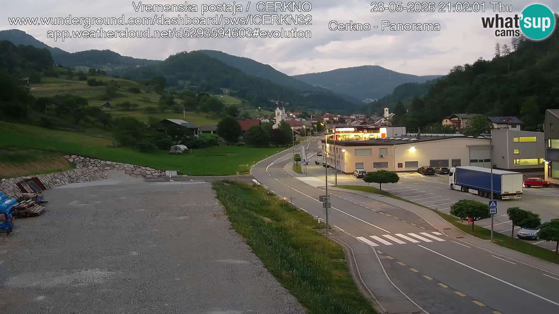 Cerkno Stadteingang Live-Webcam
