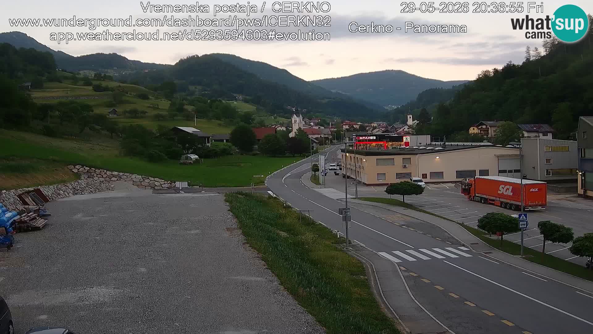 Webcam Ingresso Città di Cerkno
