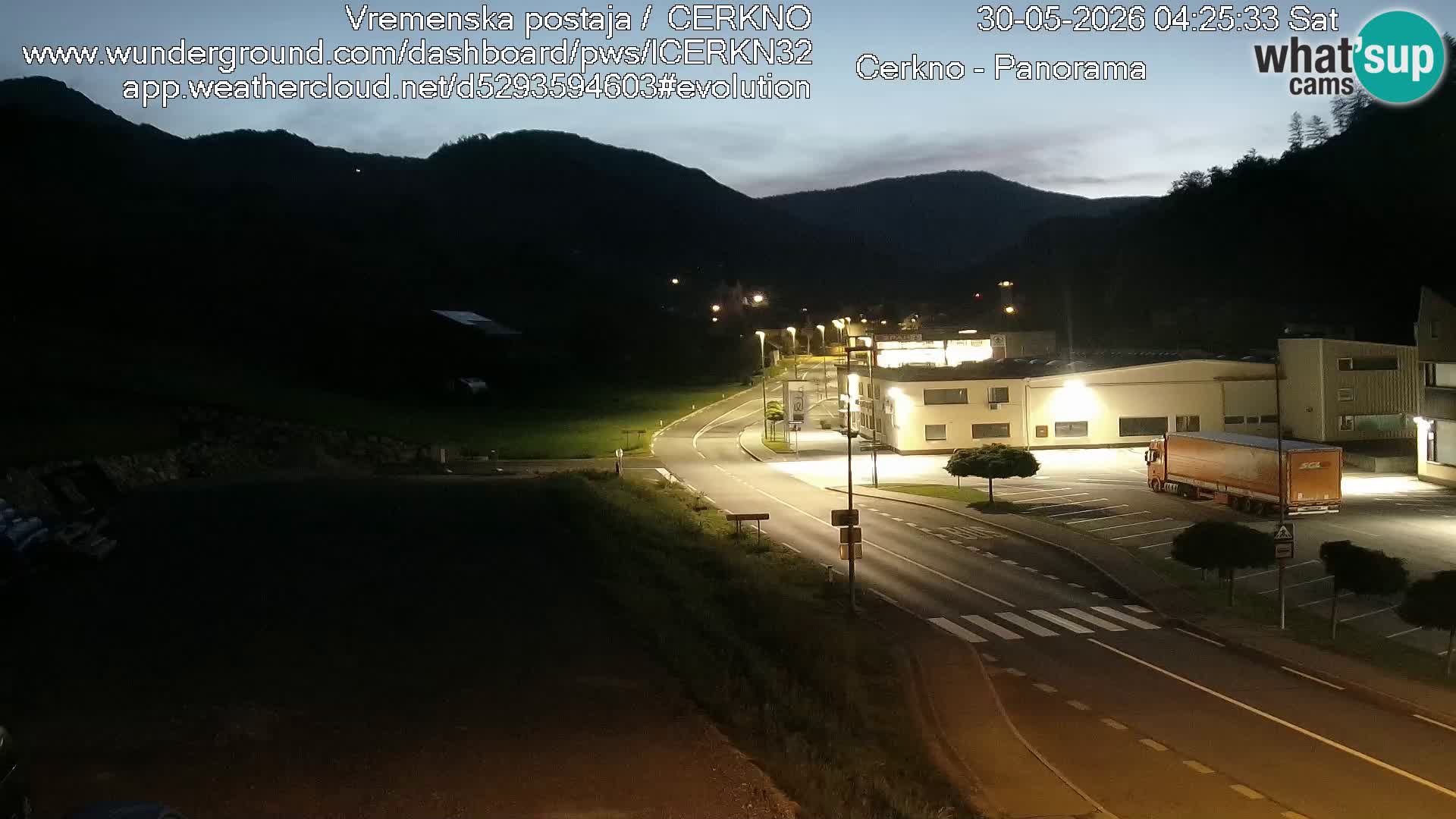 Cerkno ulaz u grad – Kamera uživo