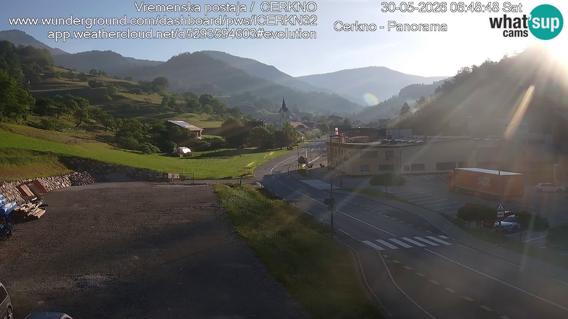 Webcam Ingresso Città di Cerkno