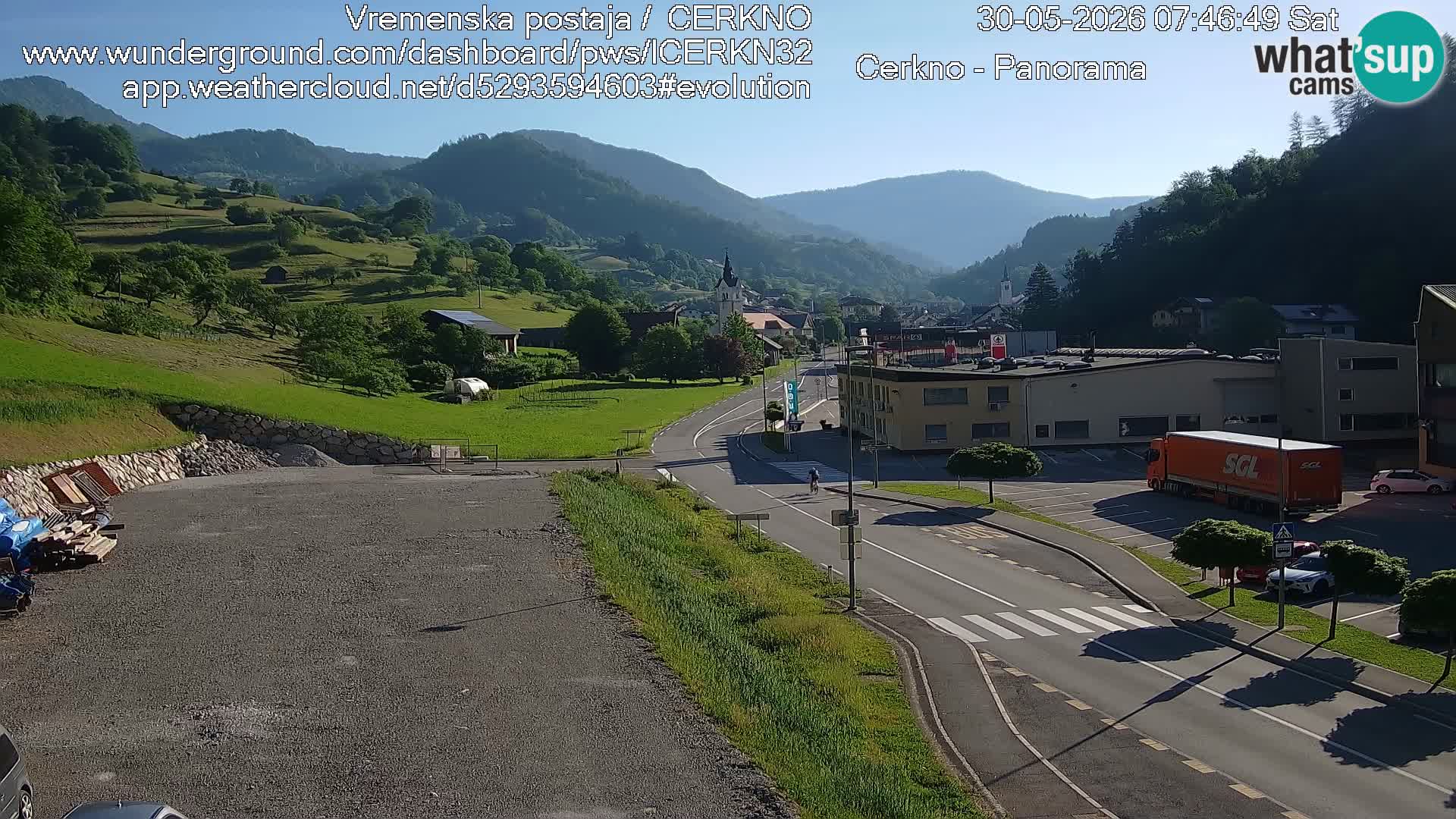Webcam Ingresso Città di Cerkno