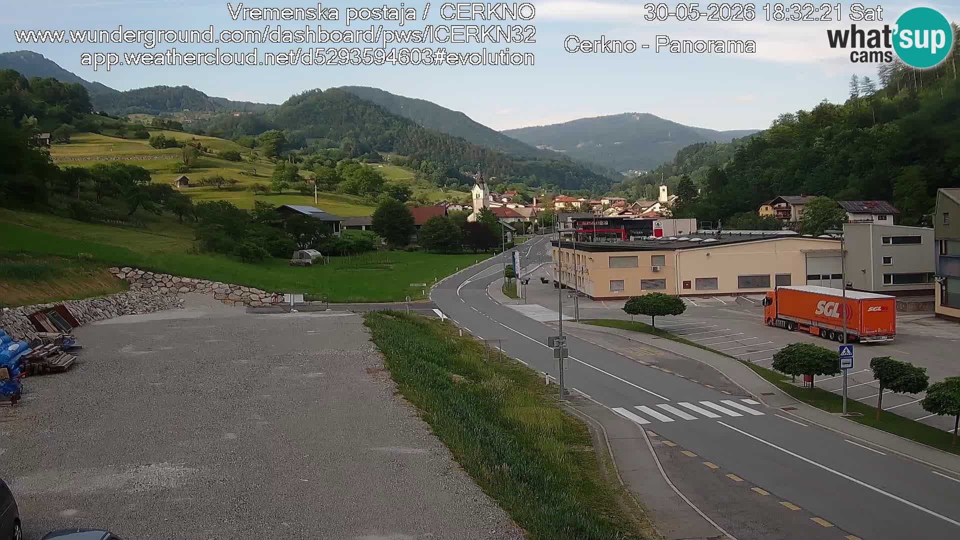 Cerkno ulaz u grad – Kamera uživo