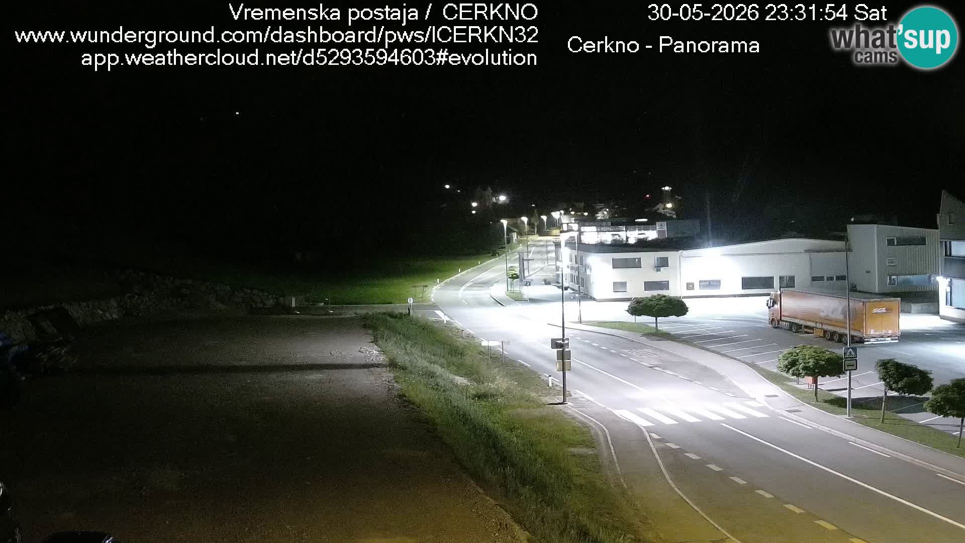 Cerkno entrada a la ciudad Webcam en vivo