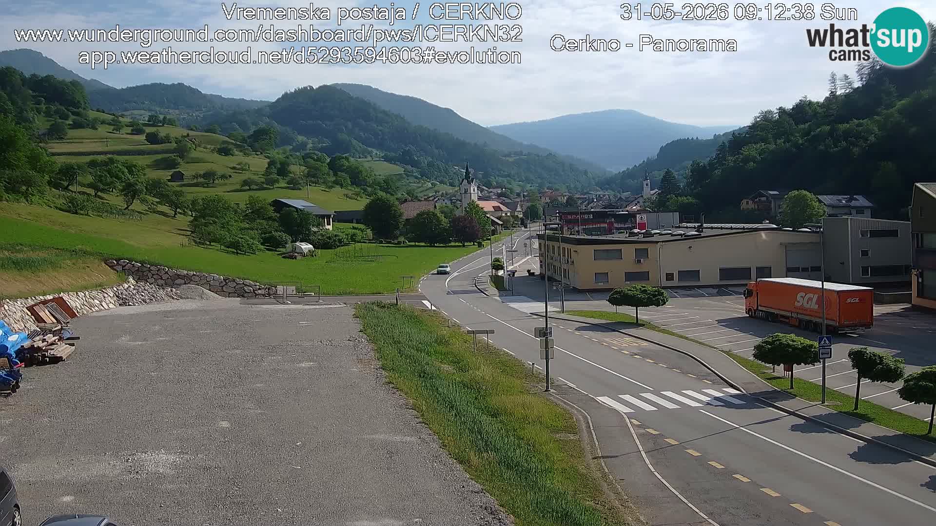 Cerkno Stadteingang Live-Webcam
