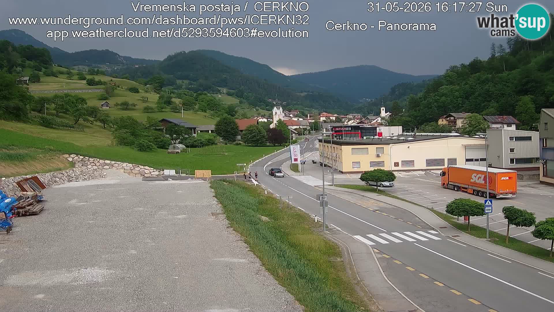 Webcam Ingresso Città di Cerkno