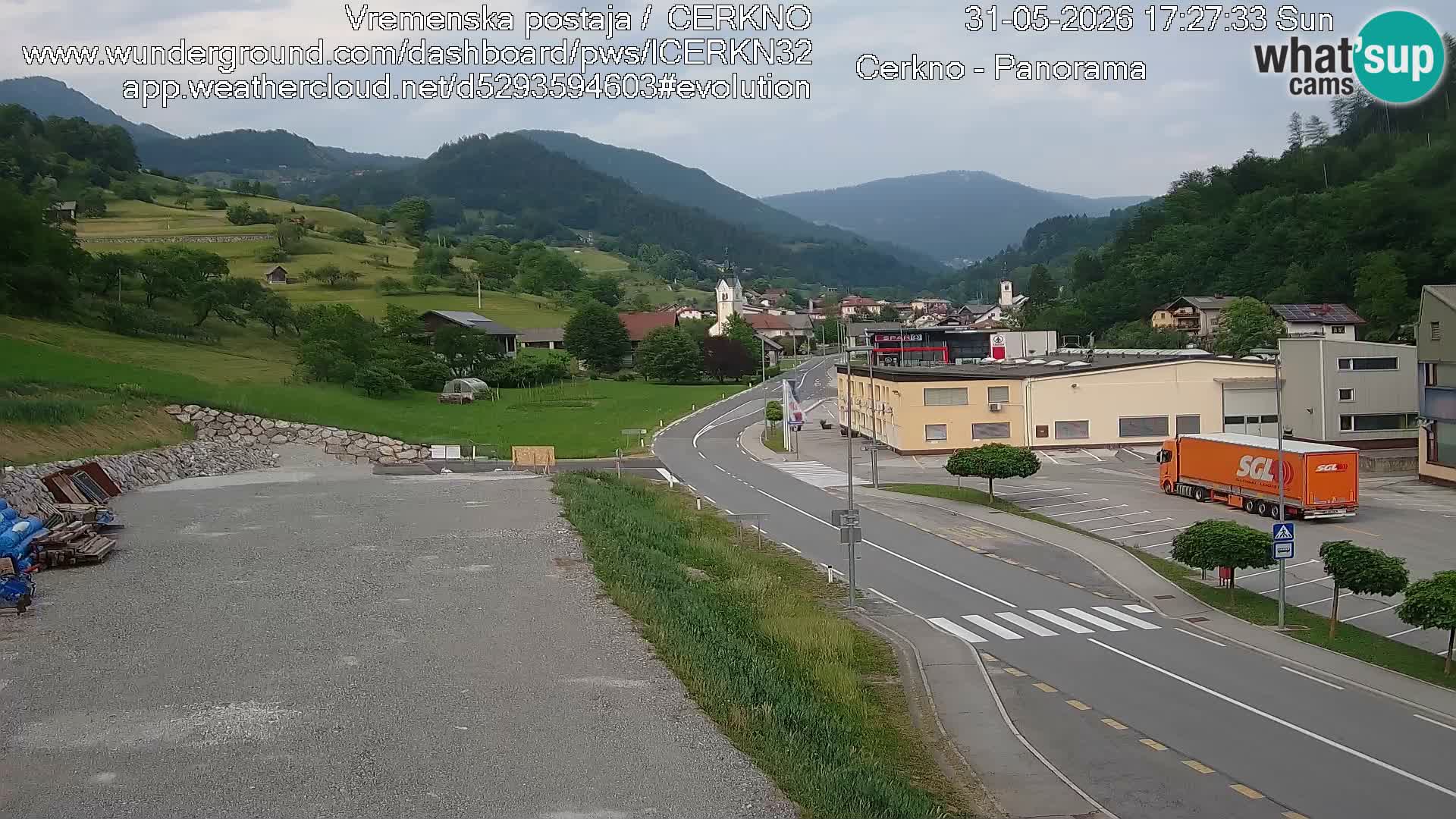 Cerkno Stadteingang Live-Webcam