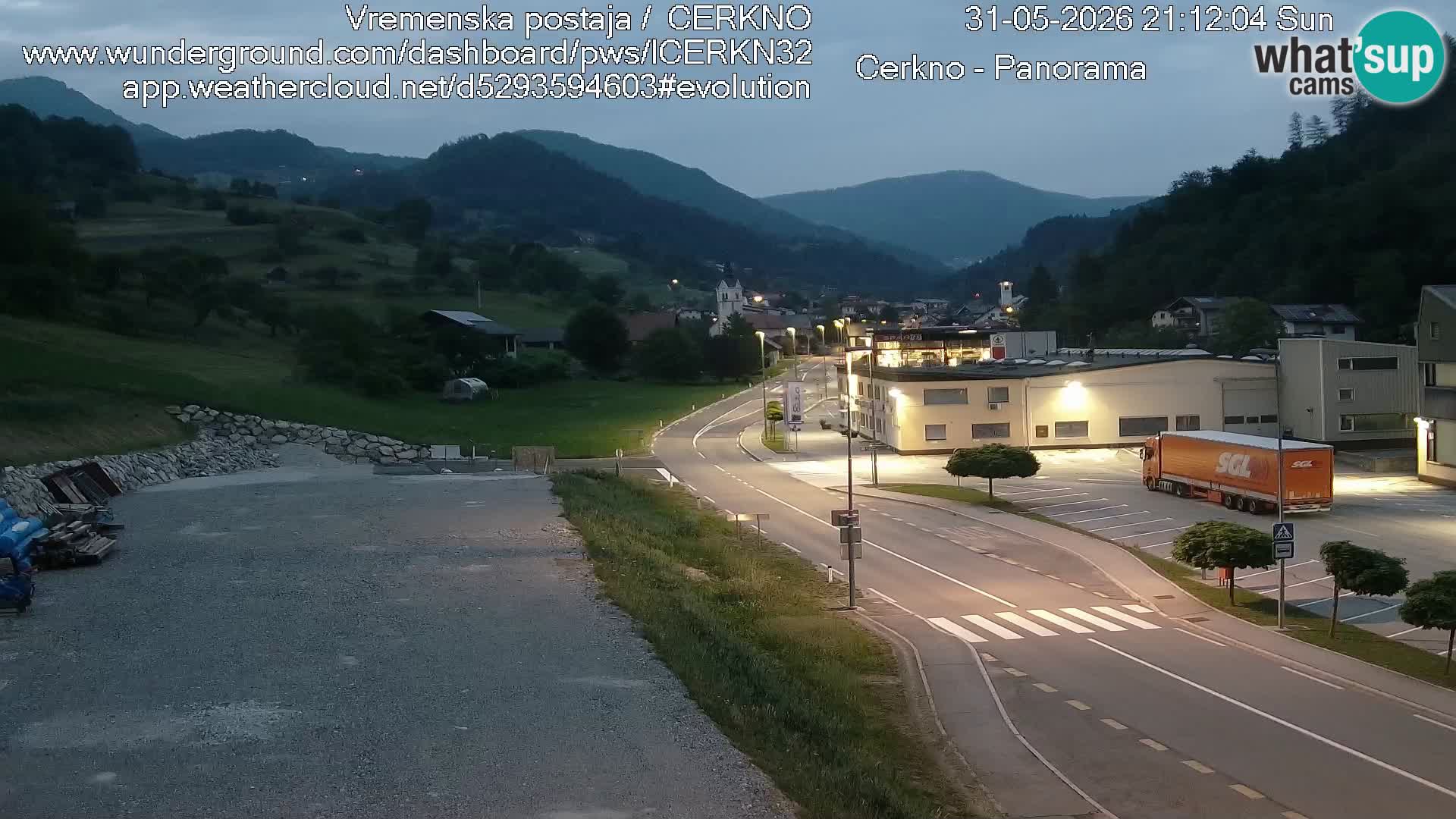 Cerkno Stadteingang Live-Webcam