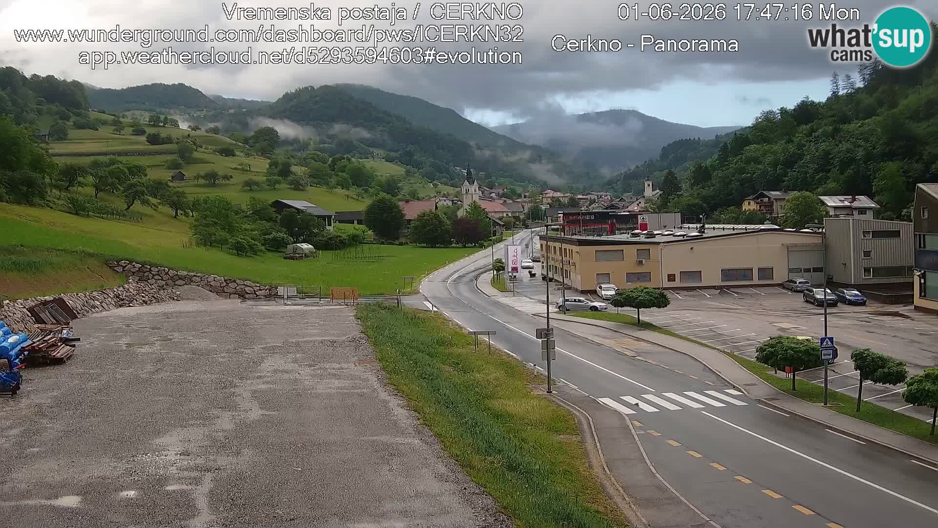 Webcam Ingresso Città di Cerkno