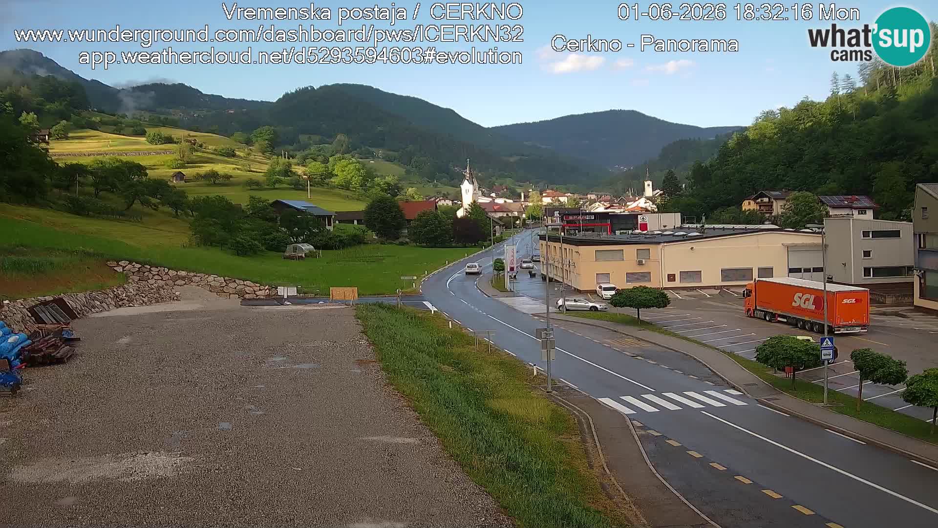Webcam Ingresso Città di Cerkno