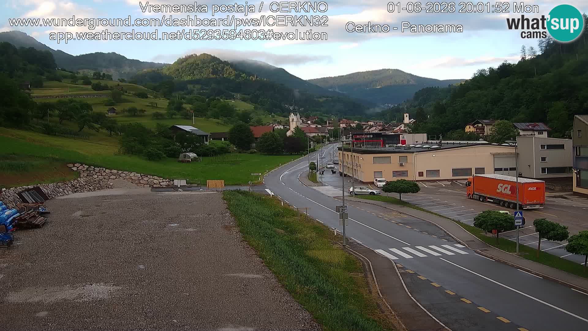 Webcam Ingresso Città di Cerkno