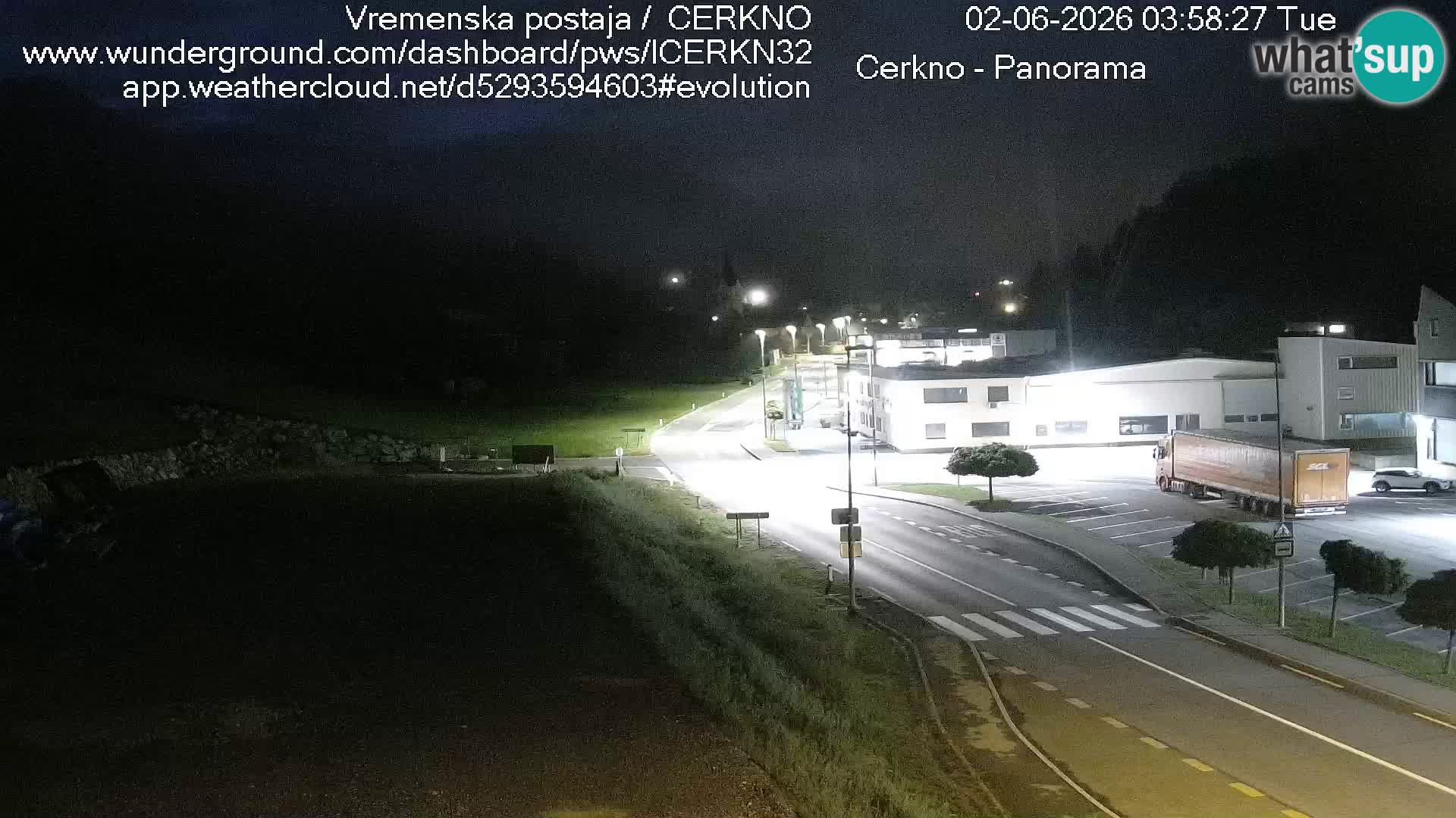 Cerkno ulaz u grad – Kamera uživo