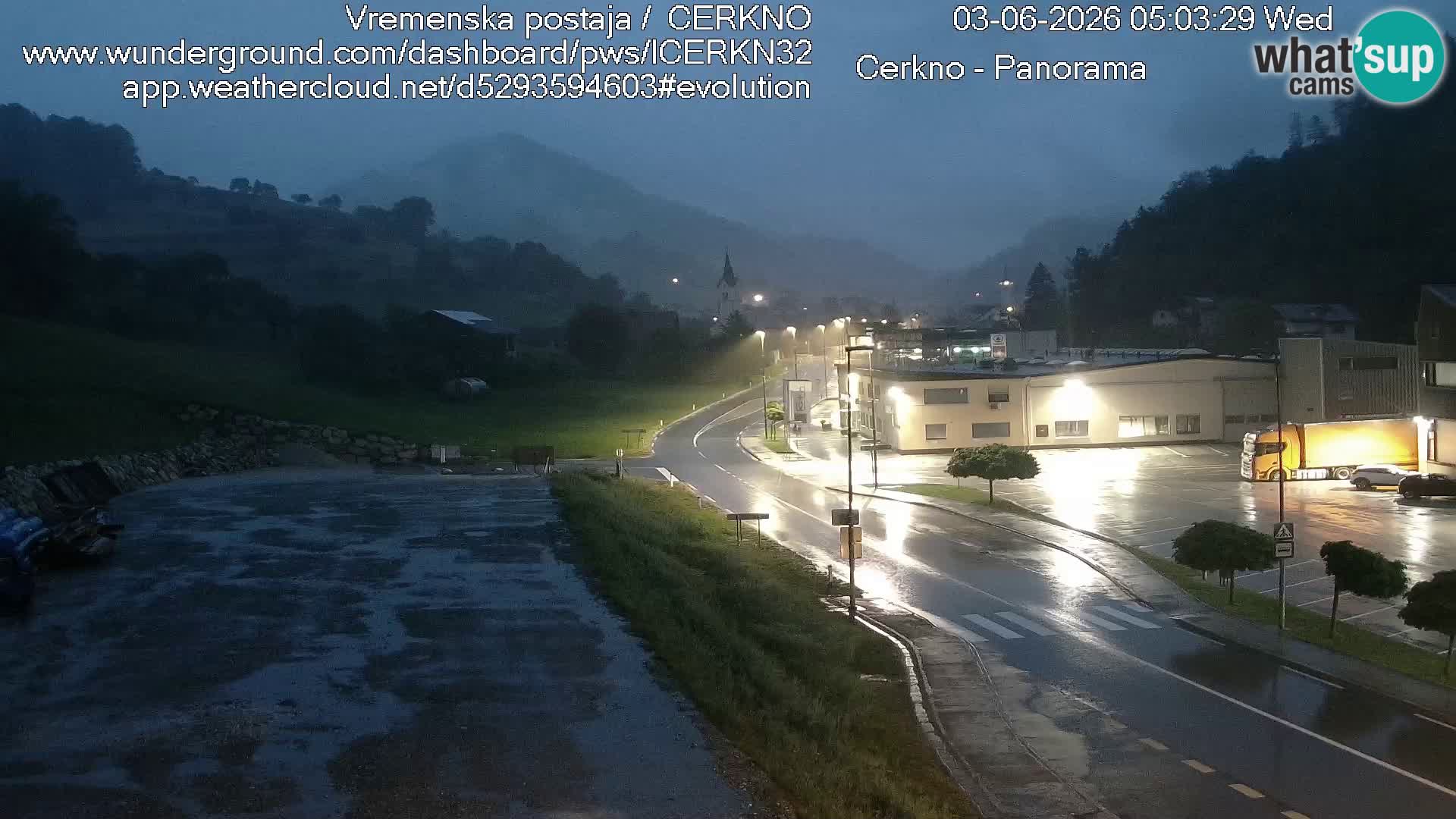 Webcam Ingresso Città di Cerkno