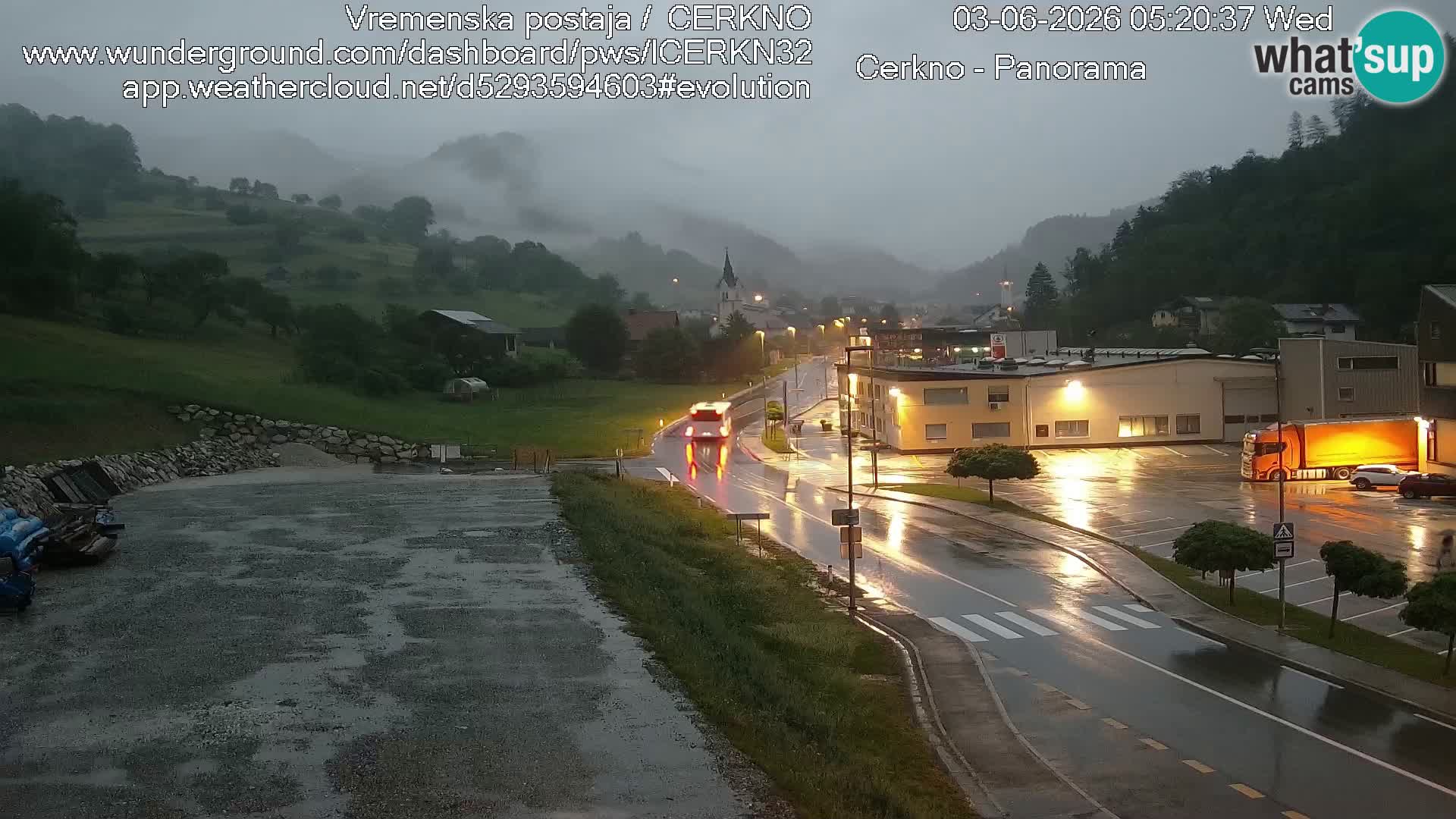 Cerkno Stadteingang Live-Webcam