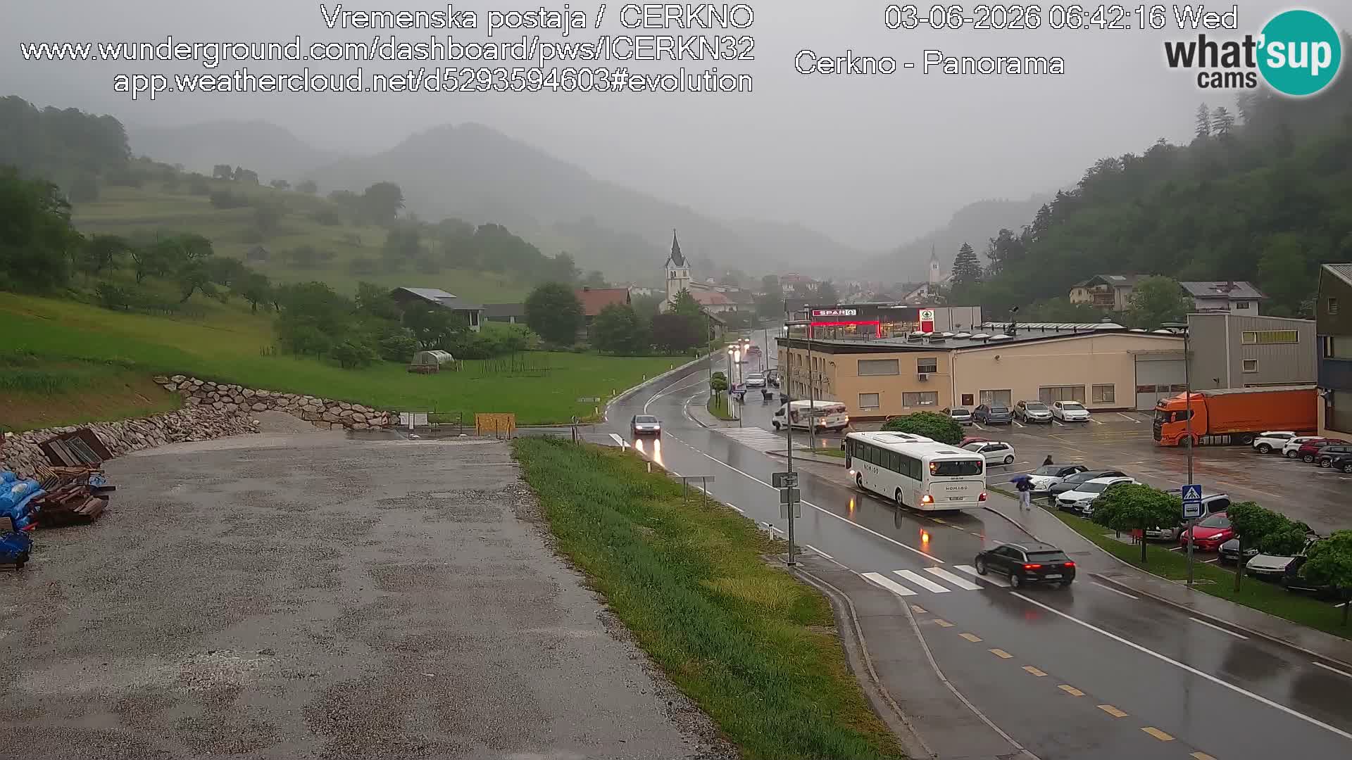 Webcam Ingresso Città di Cerkno