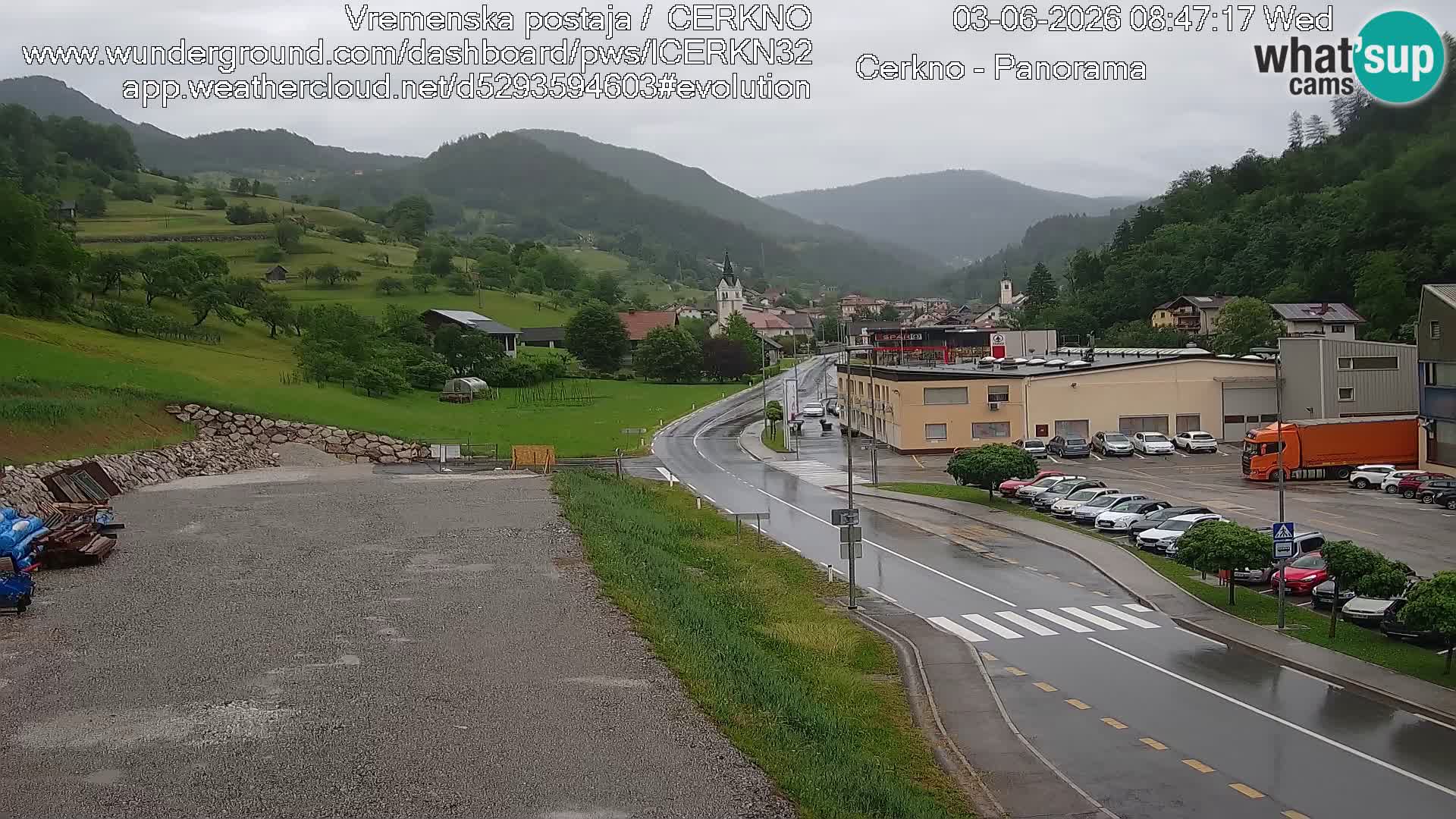 Webcam Ingresso Città di Cerkno