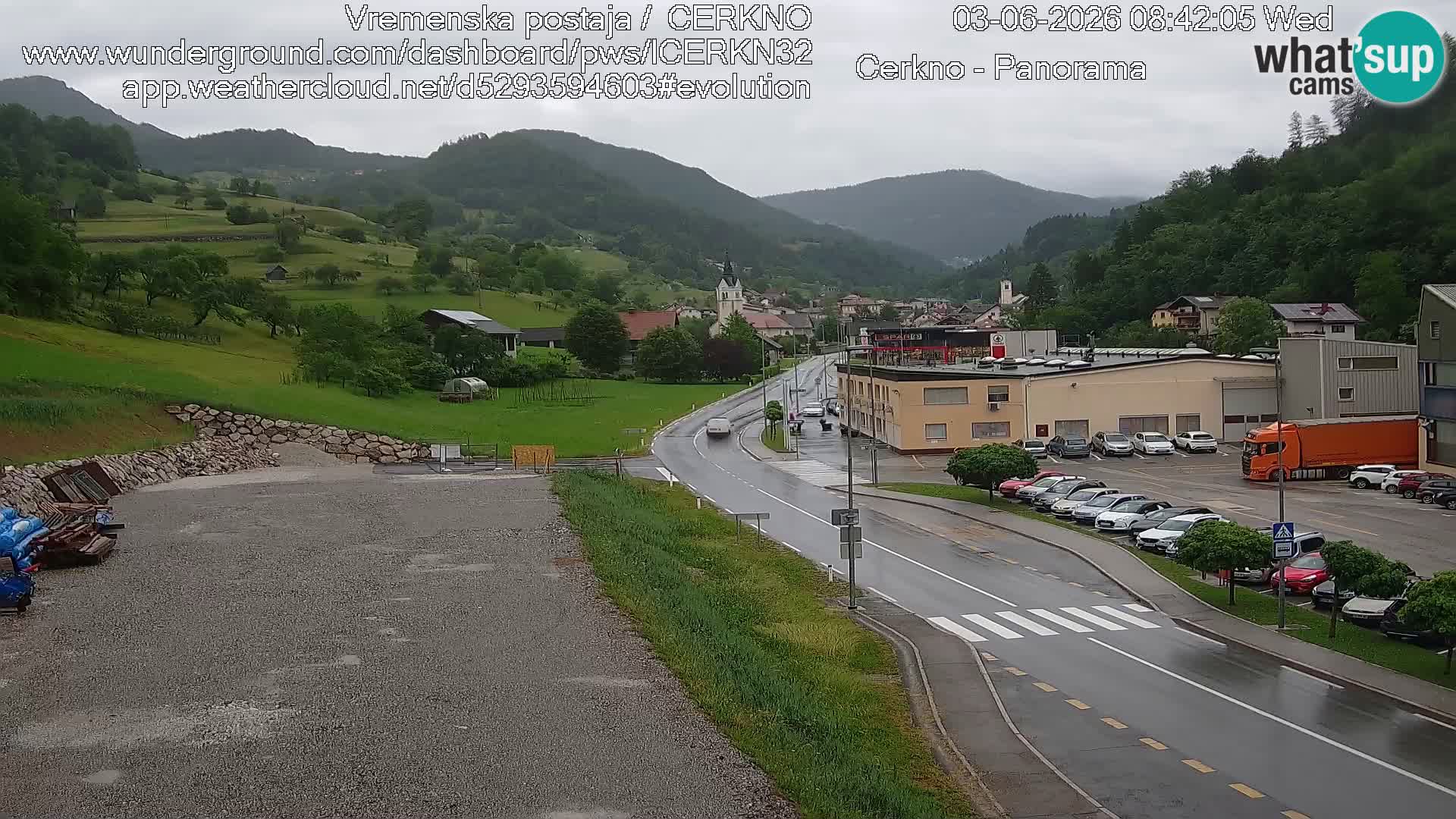 Webcam Ingresso Città di Cerkno