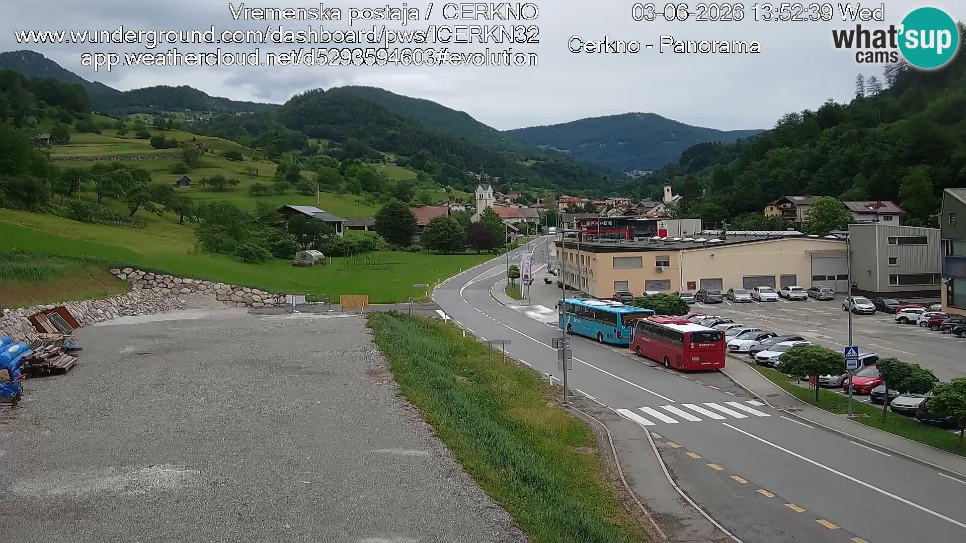 Webcam Ingresso Città di Cerkno