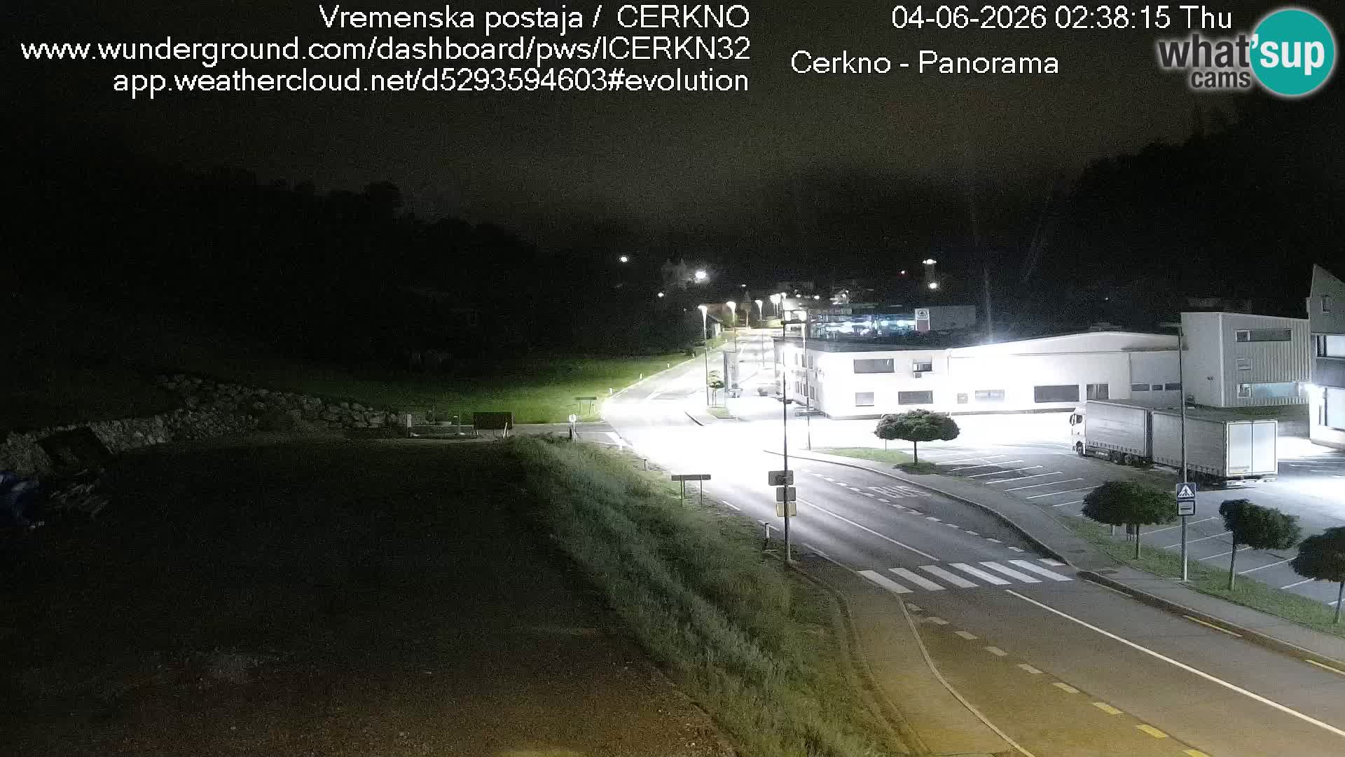 Cerkno entrada a la ciudad Webcam en vivo
