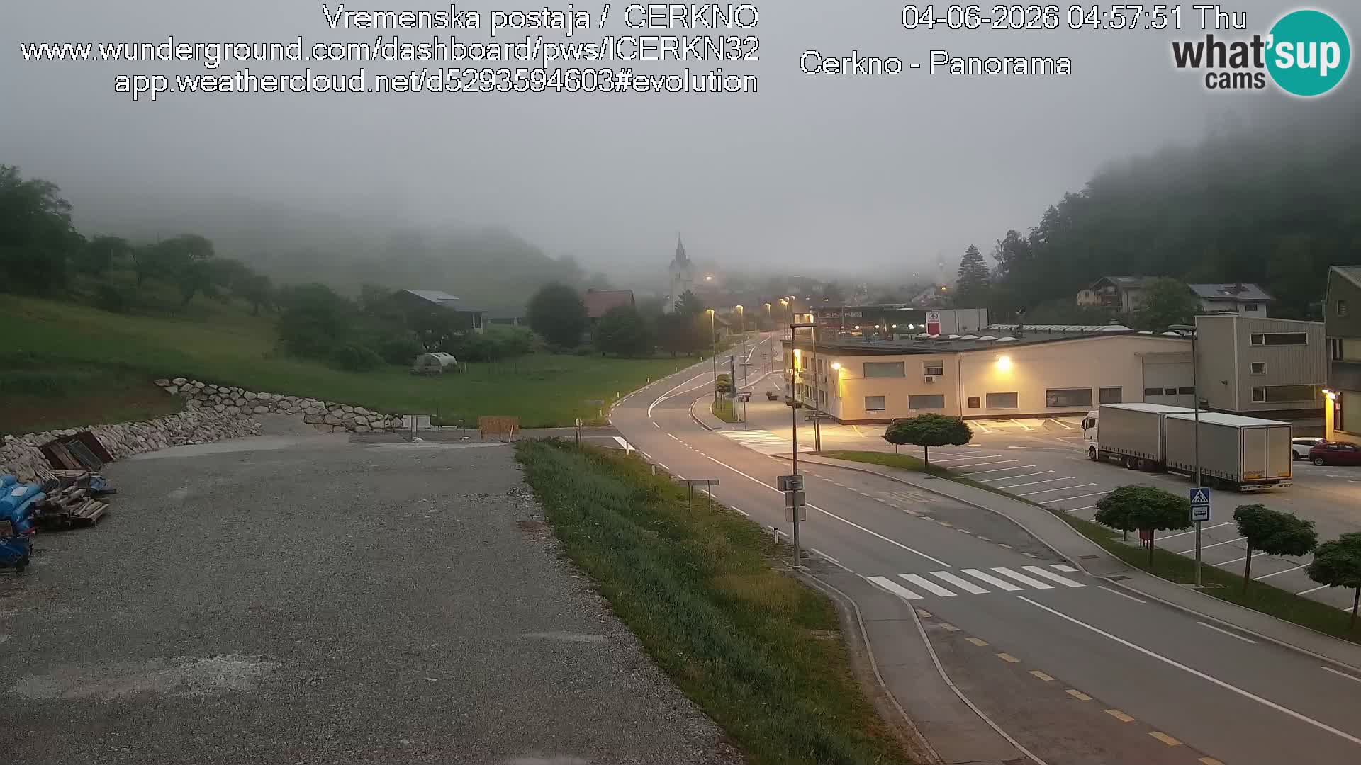 Cerkno Stadteingang Live-Webcam