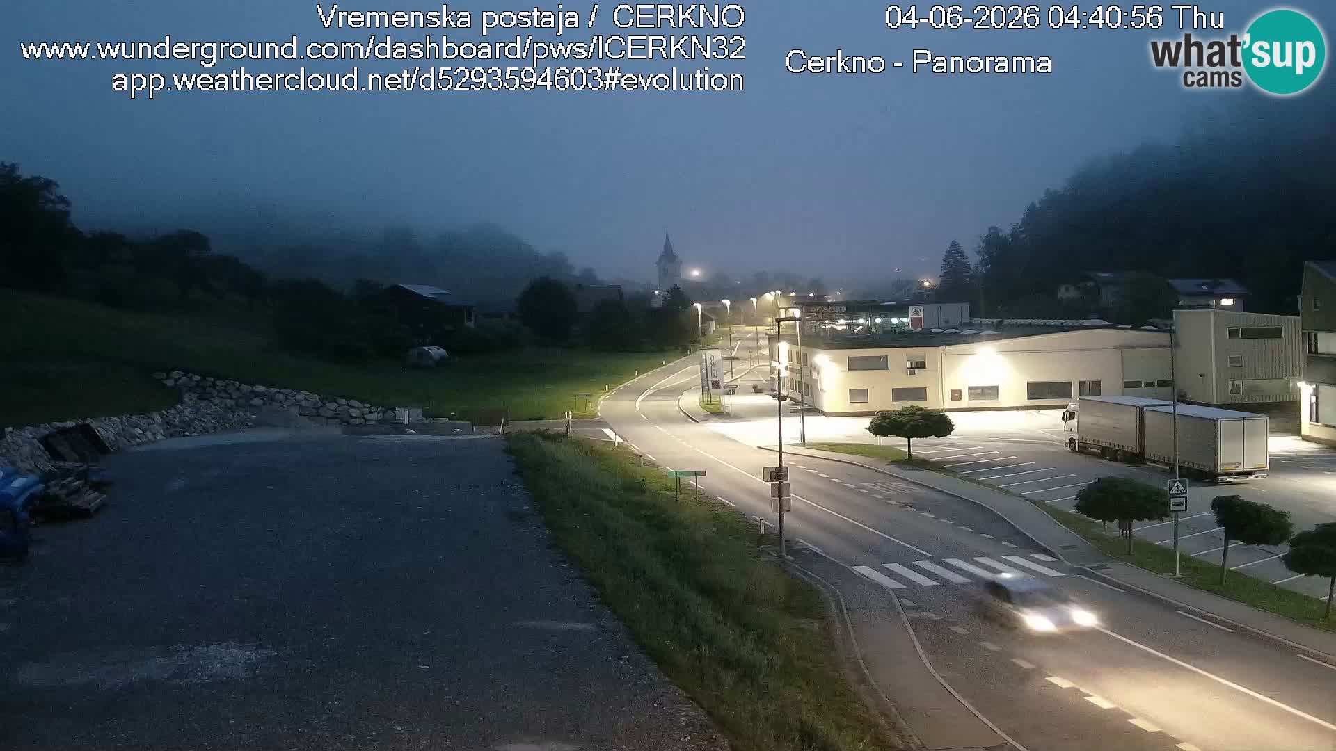 Cerkno ulaz u grad – Kamera uživo